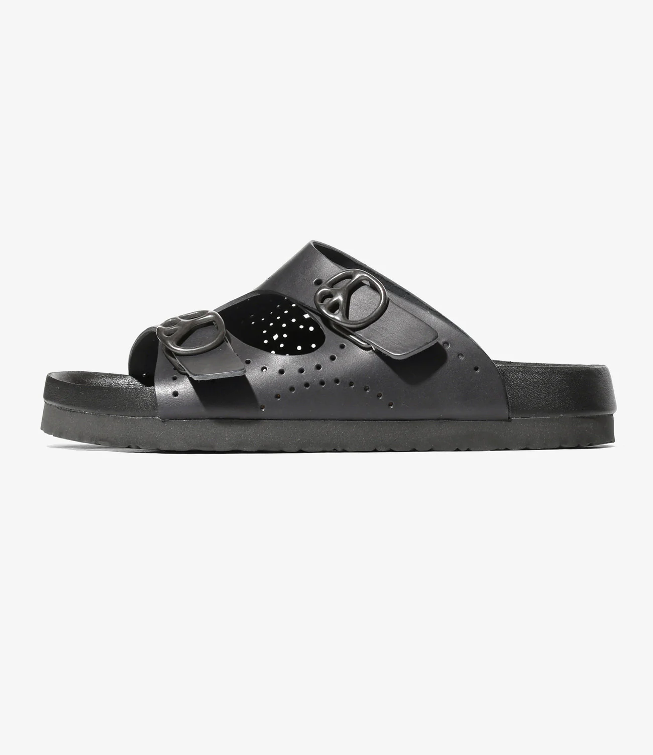 Double Strap Sandal - Black - Cowhide Lthr. - Image 5