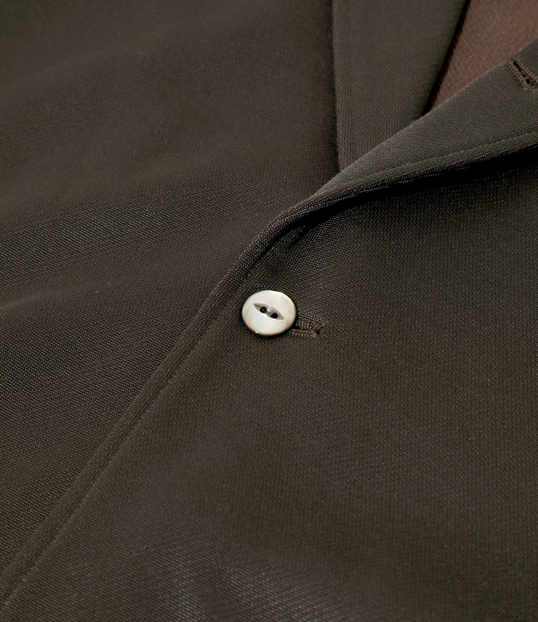 Easy Jacket - Dk. Brown - Bright Jersey - Image 4