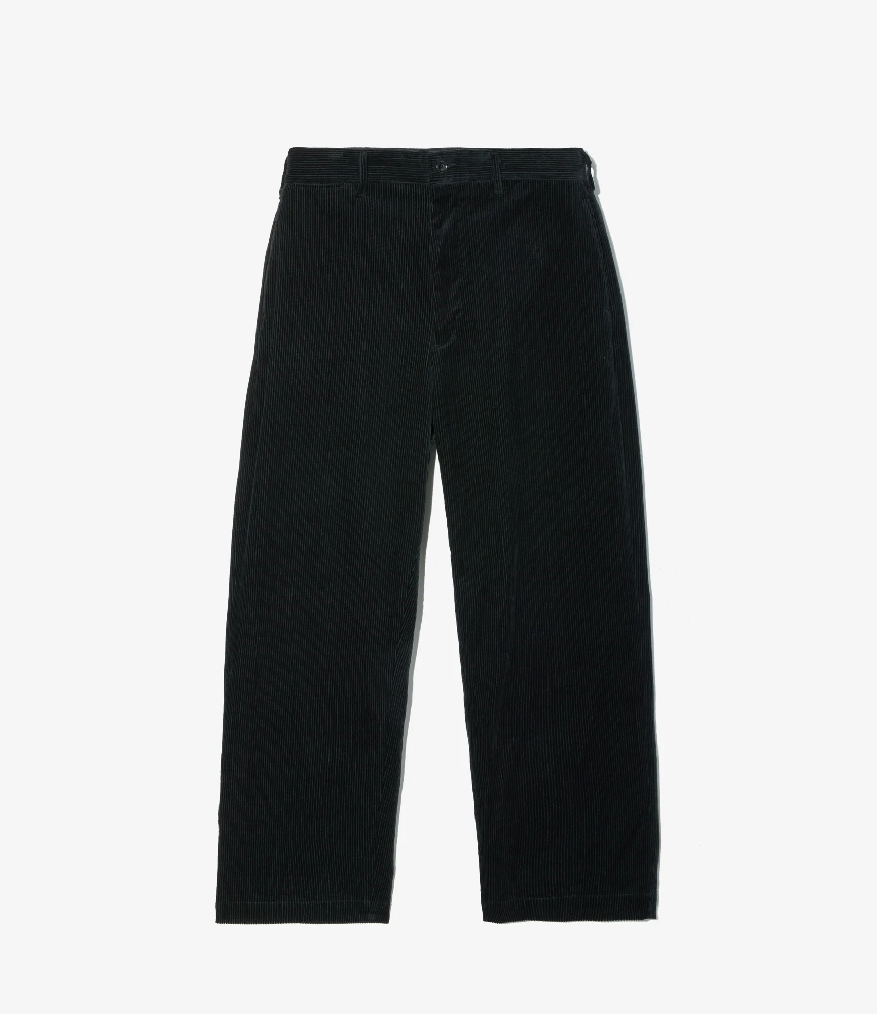 Chino Pant - Black Cotton 8W Corduroy