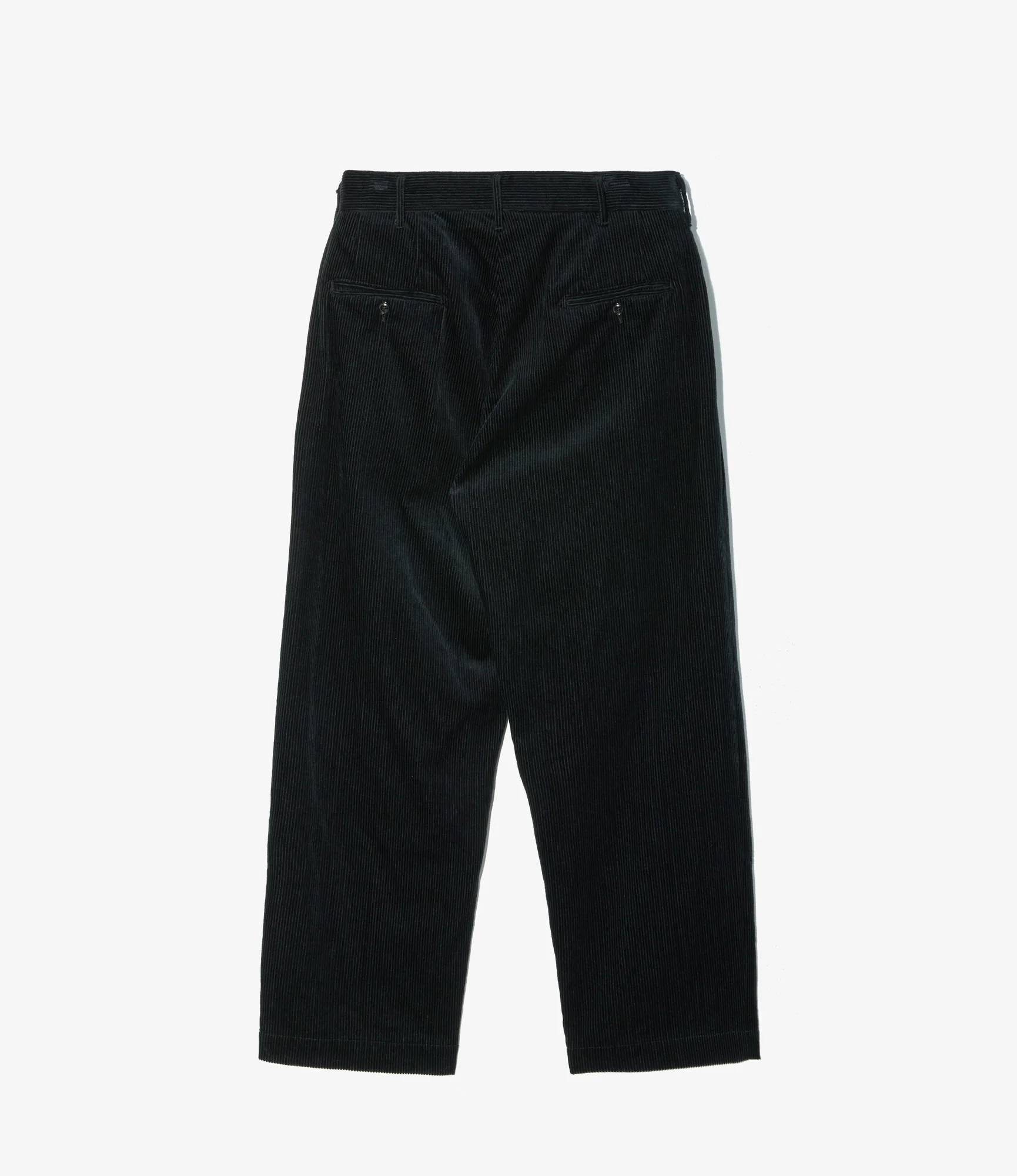 Chino Pant - Black Cotton 8W Corduroy - Image 2
