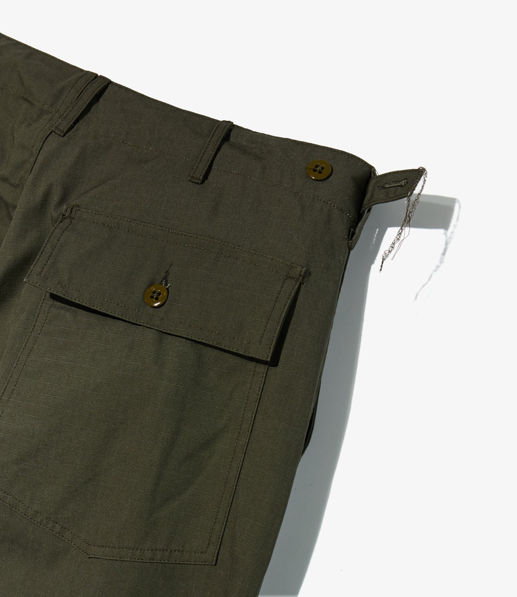Fatigue Pant - Olive Heavyweight Cotton Ripstop - Image 3