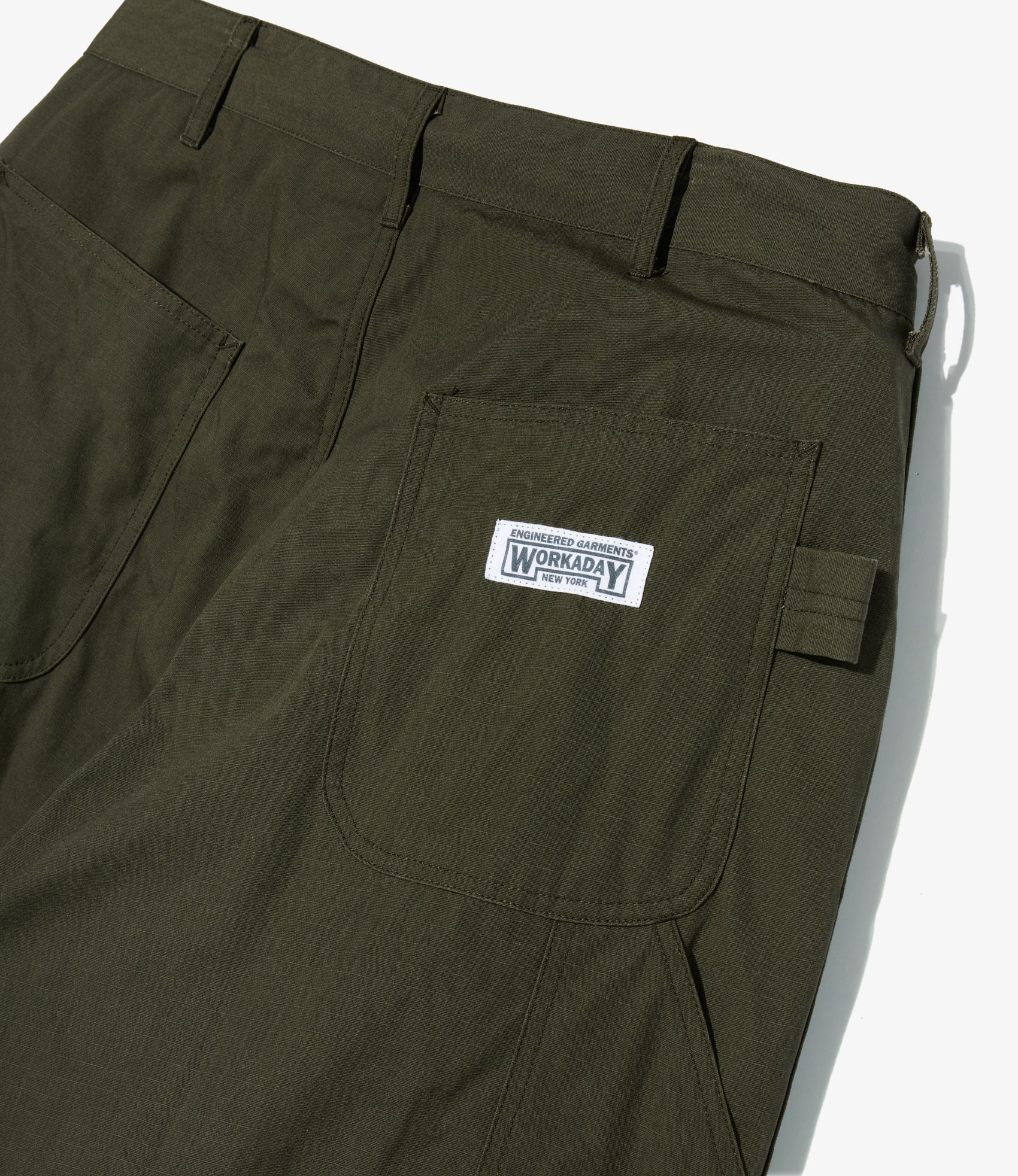 Painter Pant - Olive Heavyweight Cotton Ripstop - Image 4