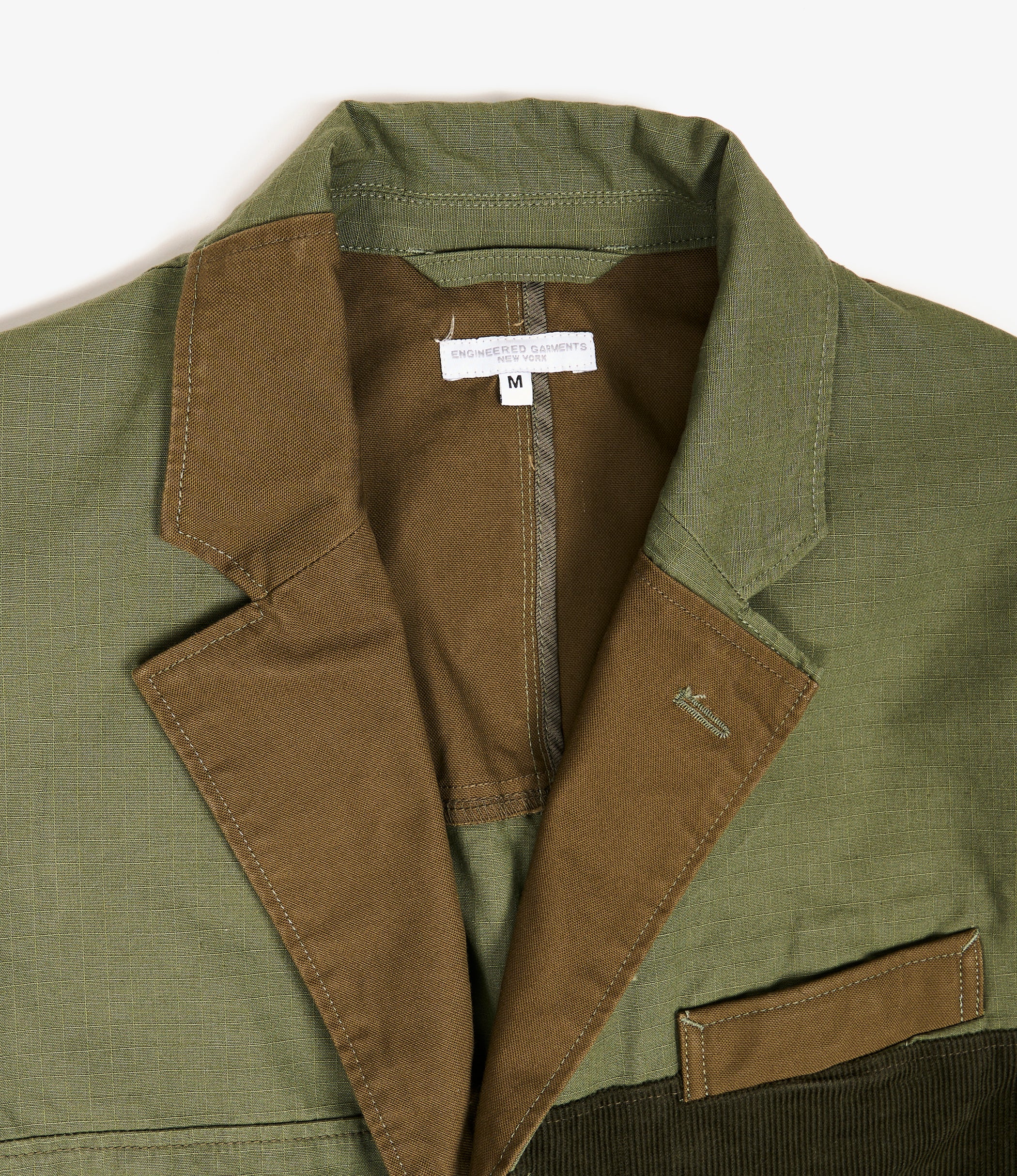 EGxBeams+ | Midfield Blazer | Military Patchwork - Olive - Image 5