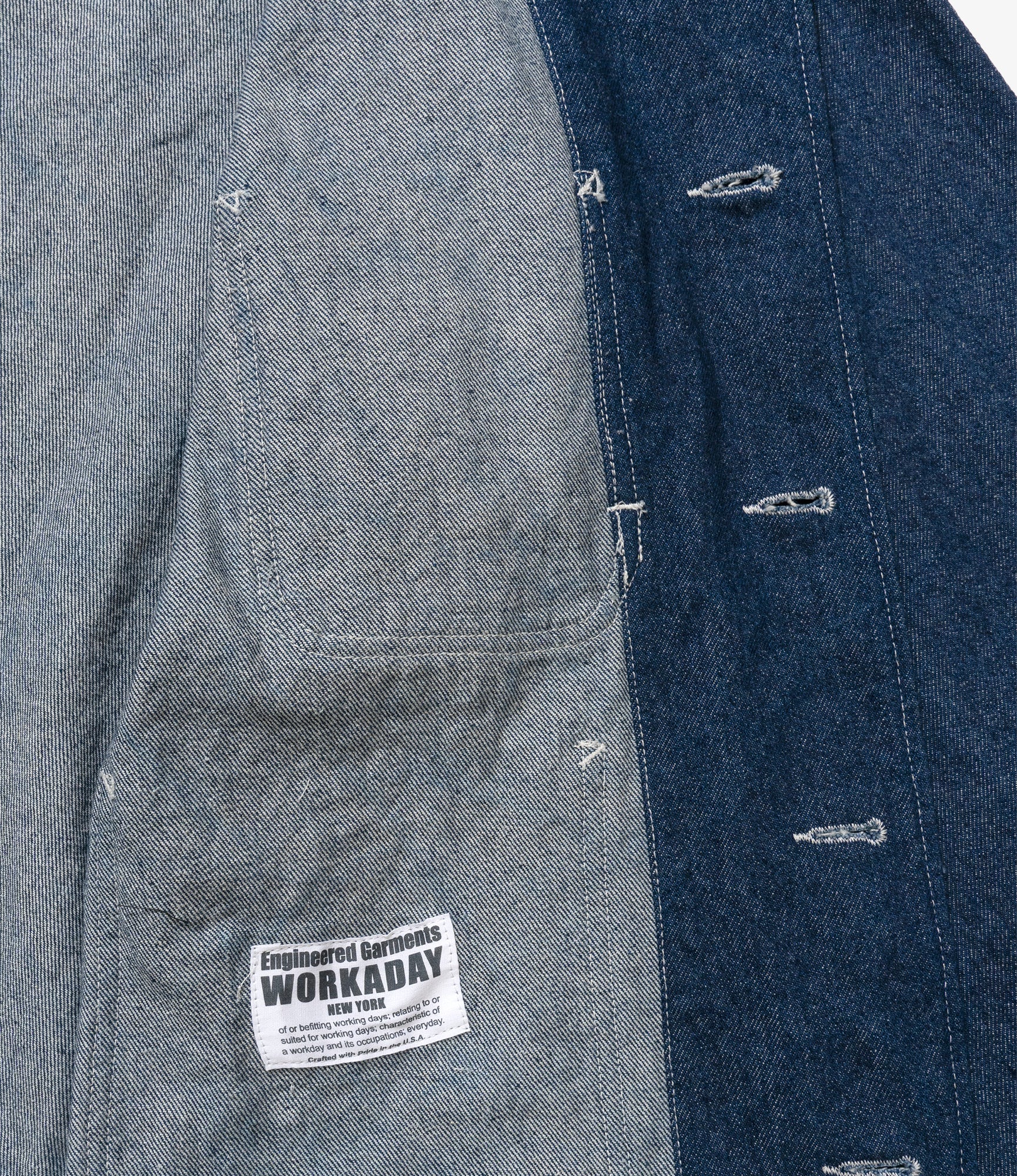 Engineer Short Jacket - Indigo 12oz Denim - Image 4