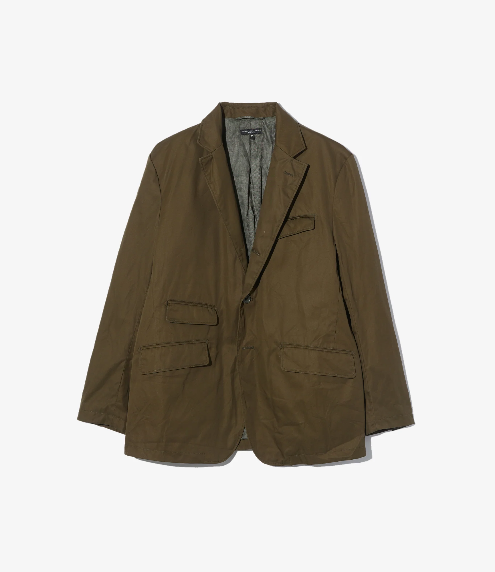 Andover Jacket - Dk. Olive Cotton Ventile Twill