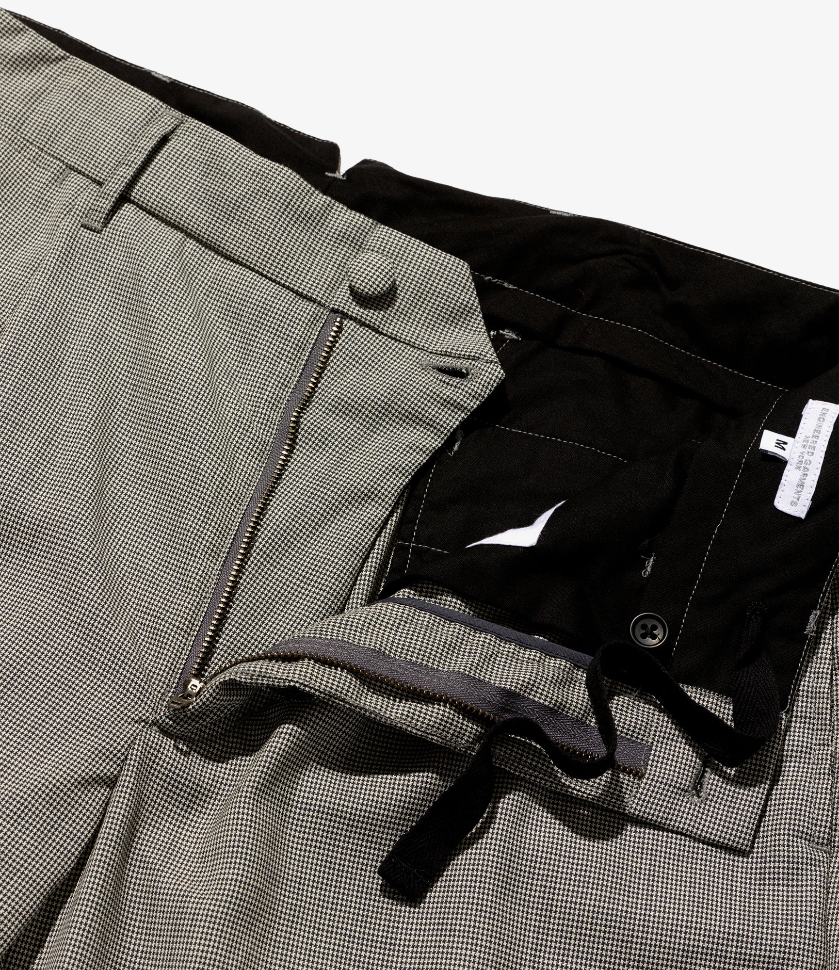 Andover Pant - Grey Micro Houndstooth Tropical Wool - Image 4