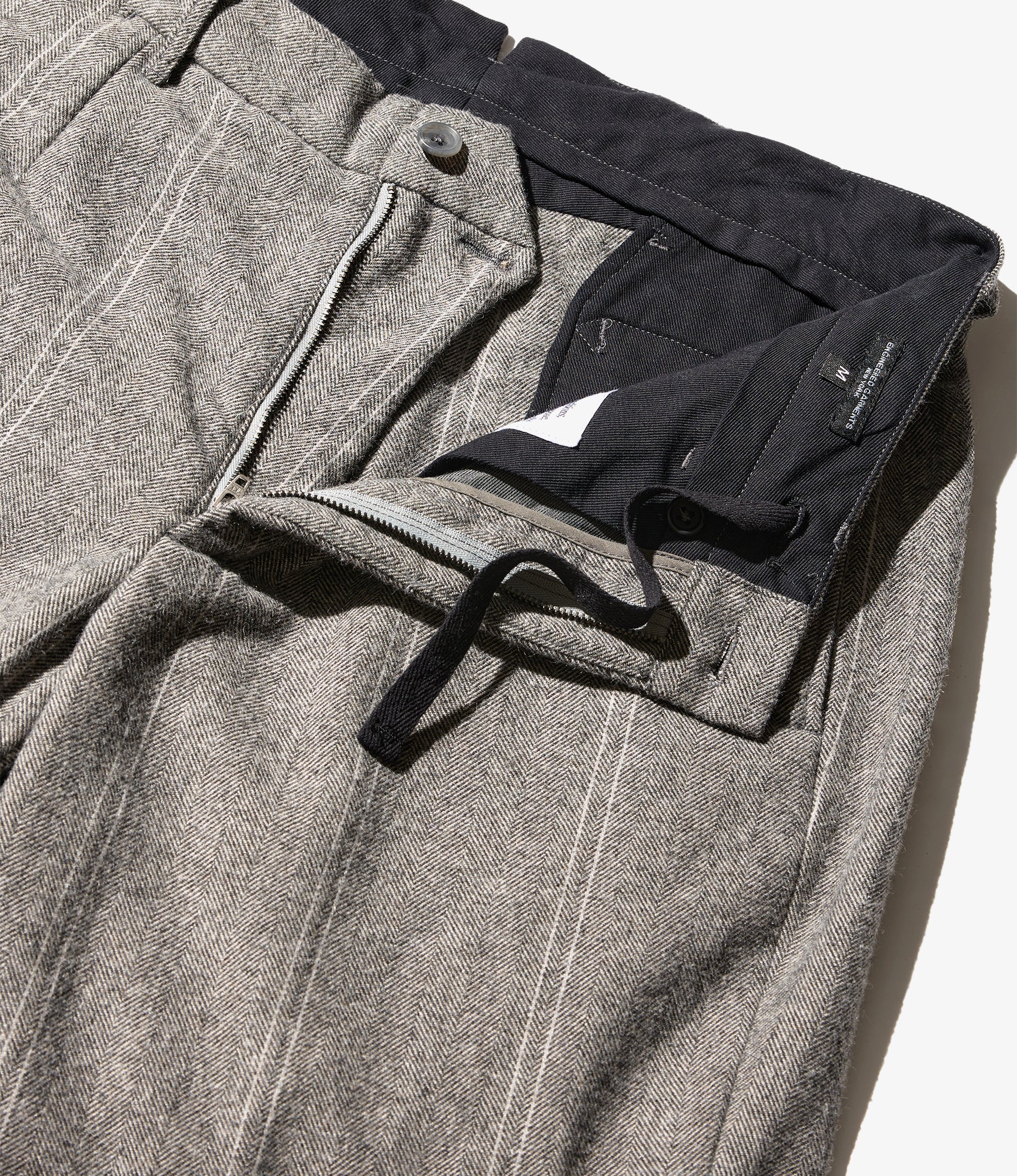 Andover Pant - Lt. Grey Wool Striped HB - Image 4