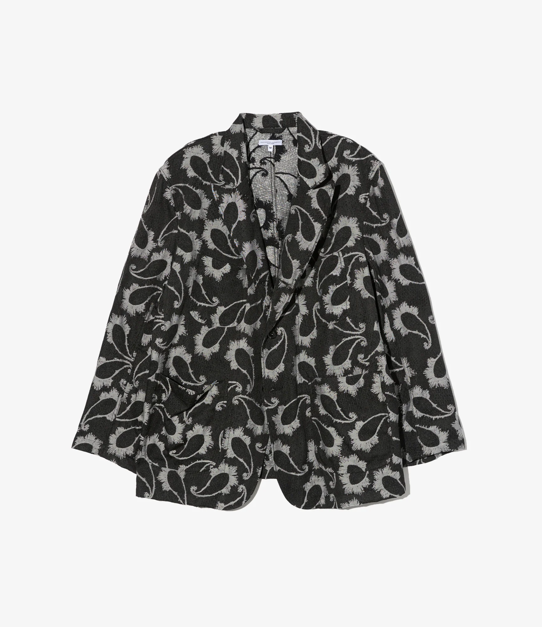 Bedford Jacket - Black/Grey CP Paisley Jq.