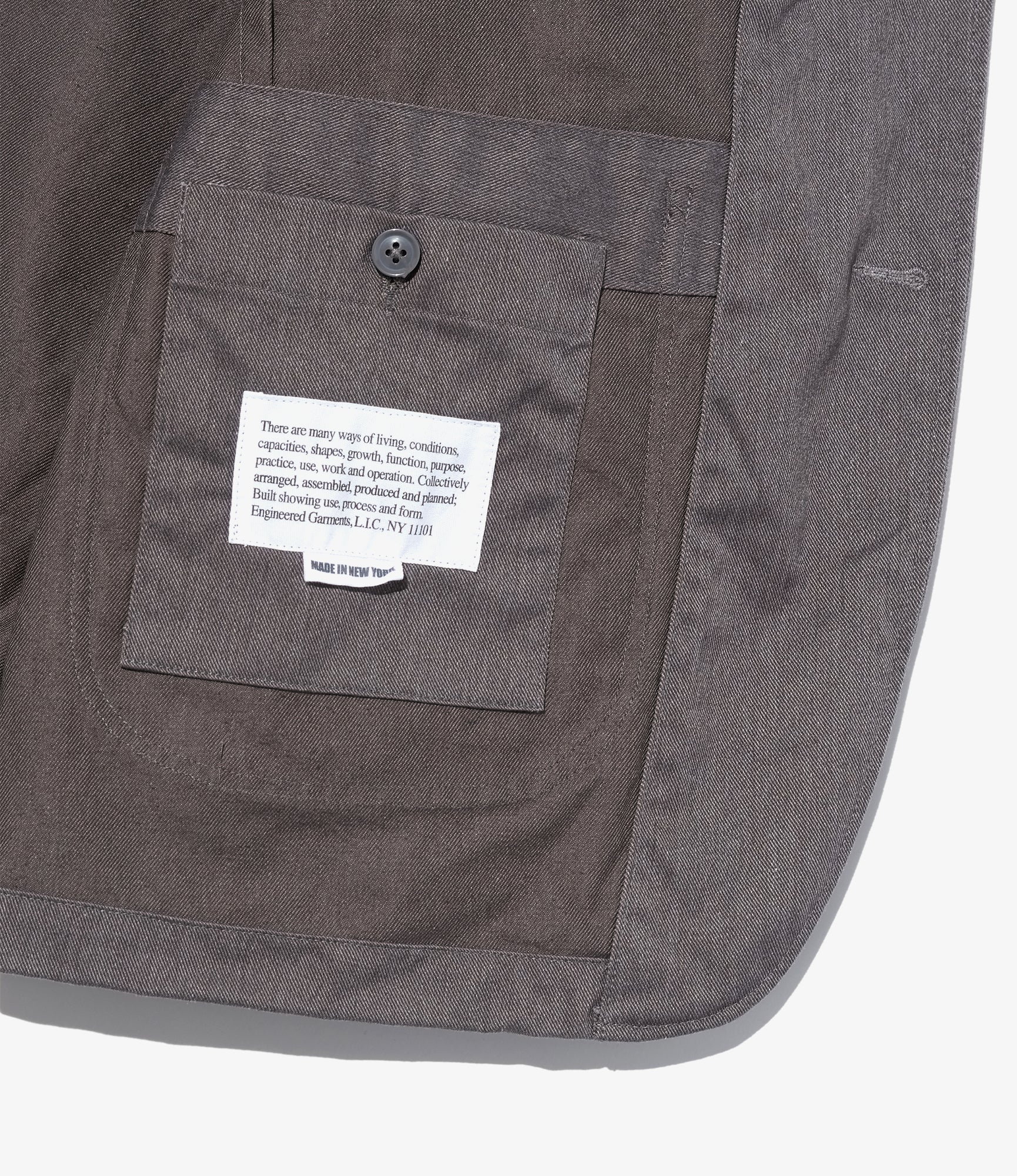 Bedford Jacket - Grey PC Tanker Twill - Image 4