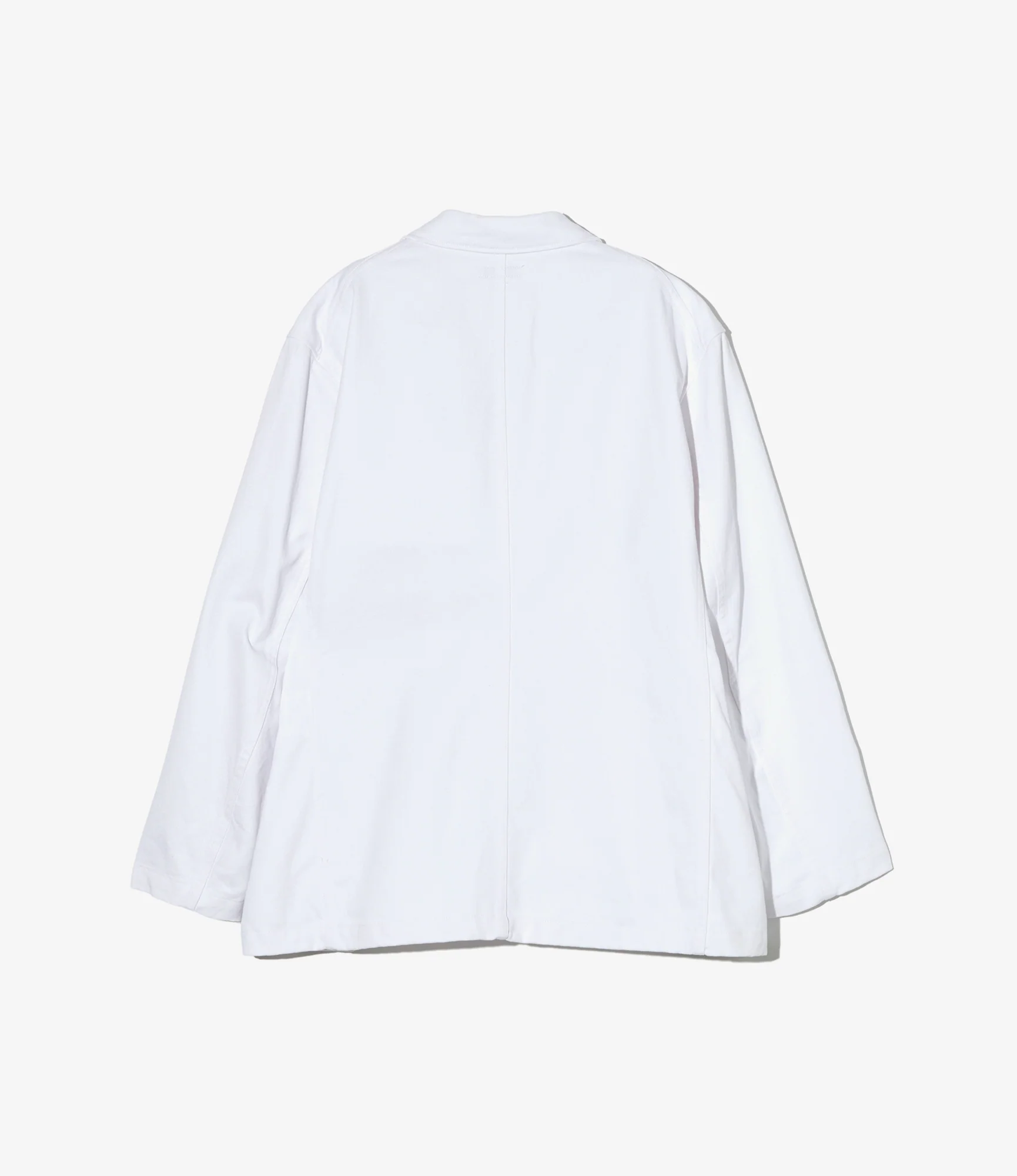 Bedford Jacket - White Cotton Heavy Twill - Image 2