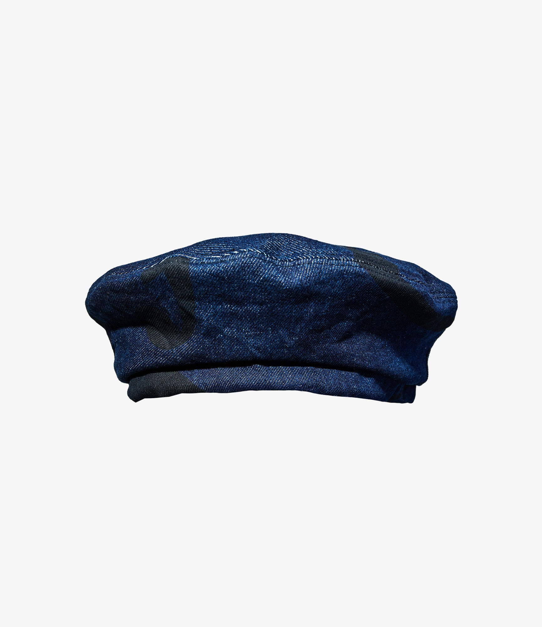 Beret - Indigo Music Note Print 12oz Denim