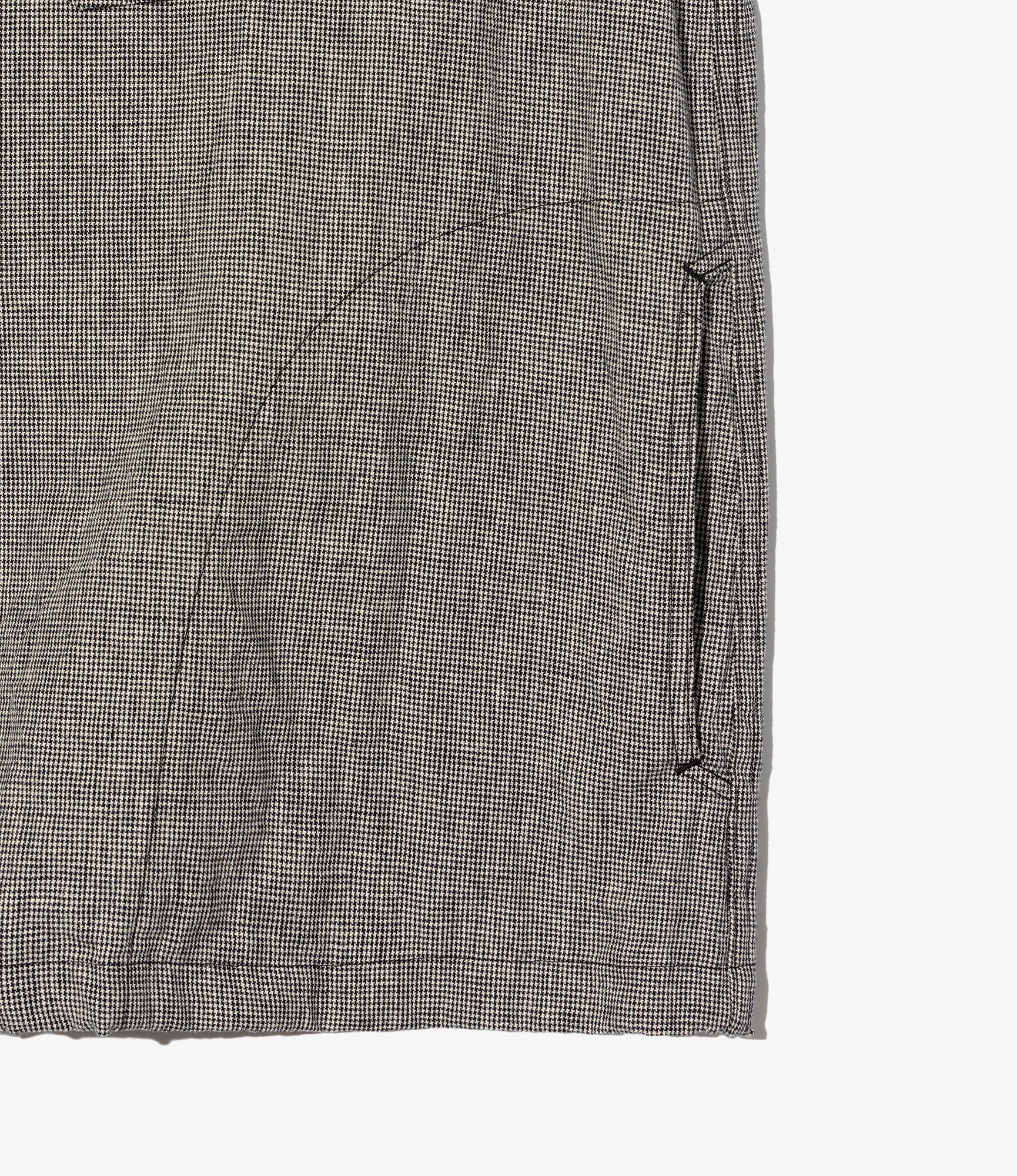Cagoule Shirt - Black/Grey CL Houndstooth - Image 4