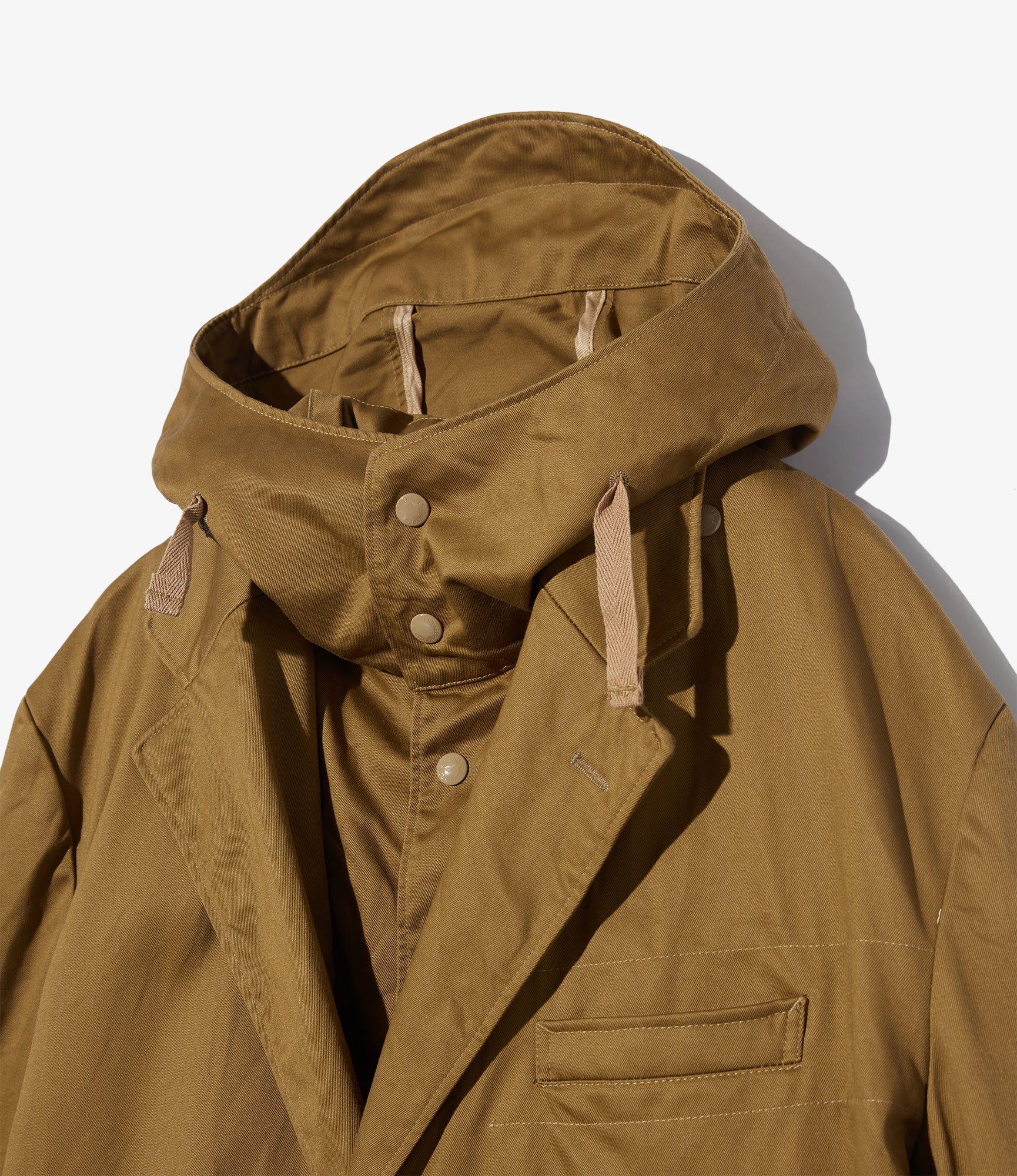 Chester Coat - Camel Cotton High Count Heavy Twill - Image 3