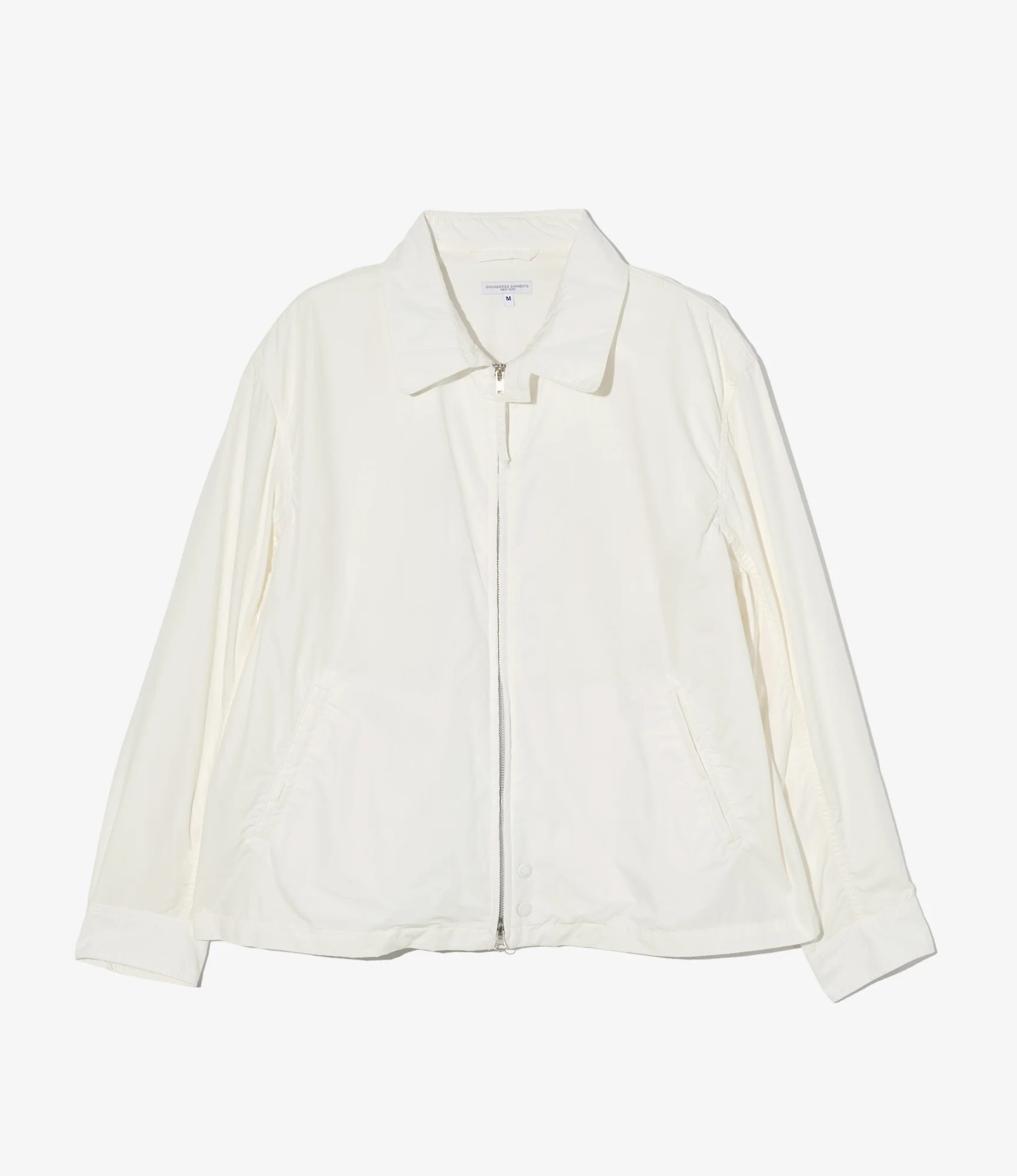Claigton Jacket - White Lt. Weight Nyco Poplin