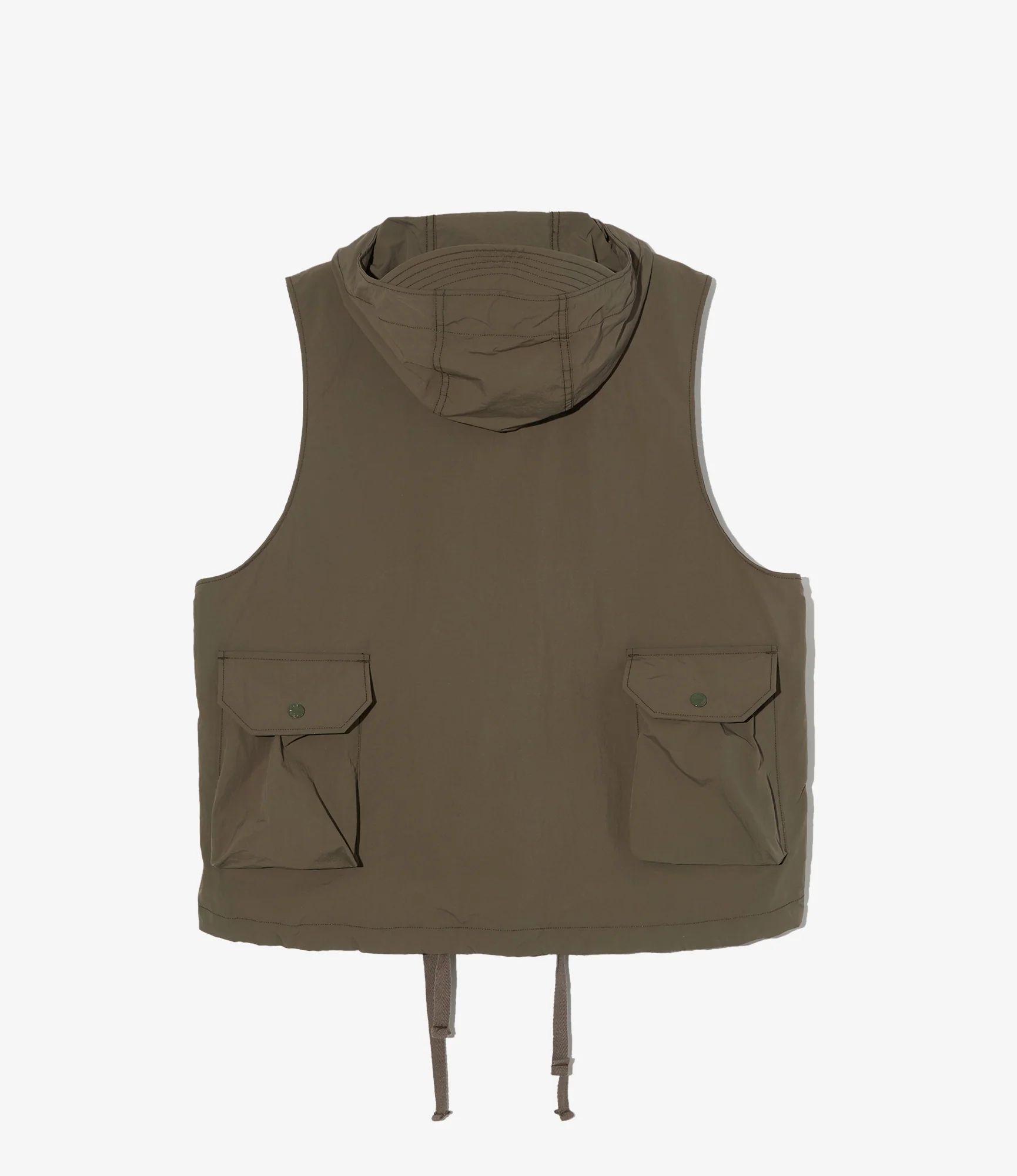 Field Vest - Olive Polyester Taslan - Image 2
