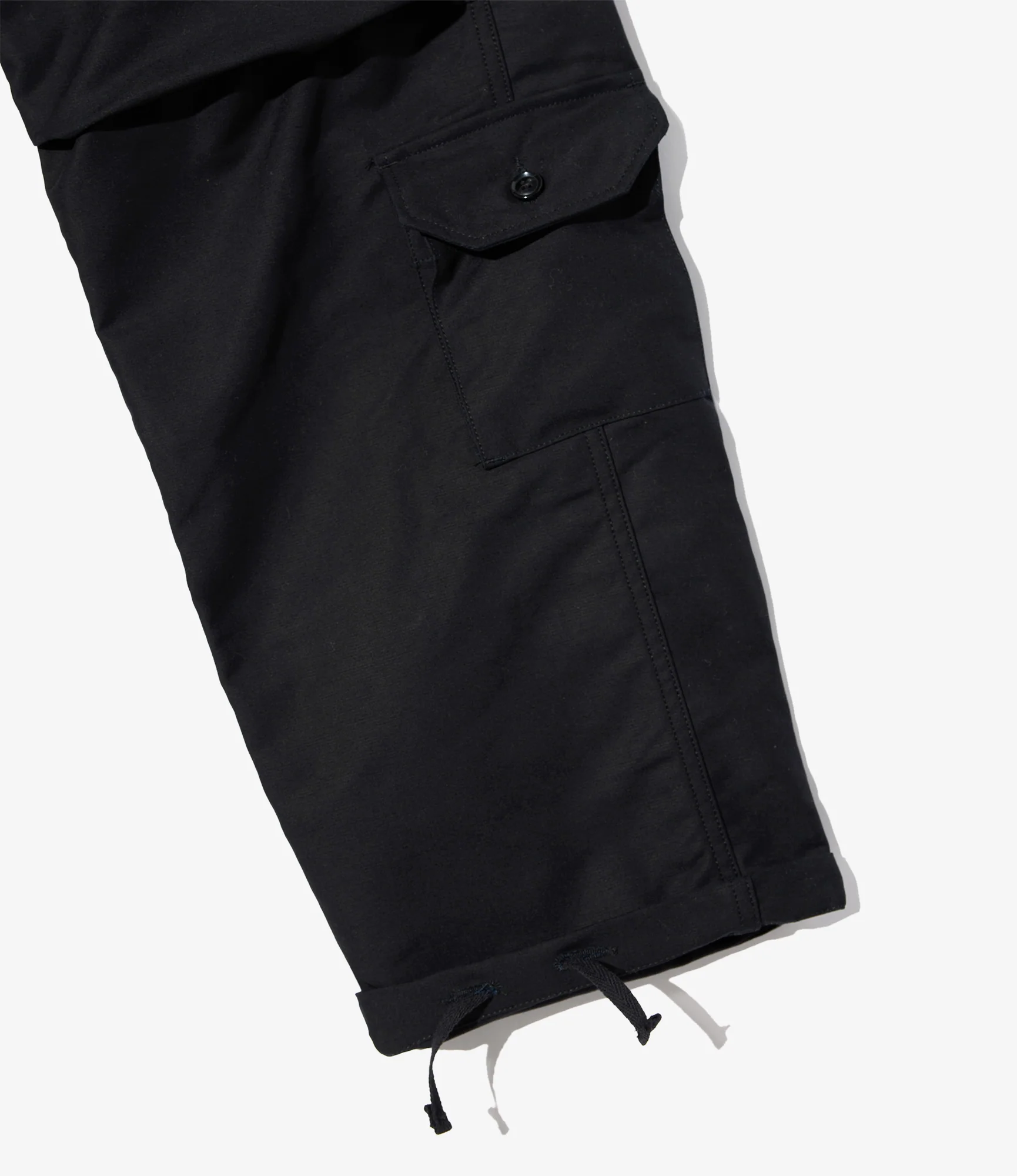 Flight Pant - Black Cotton Double Cloth - Image 4