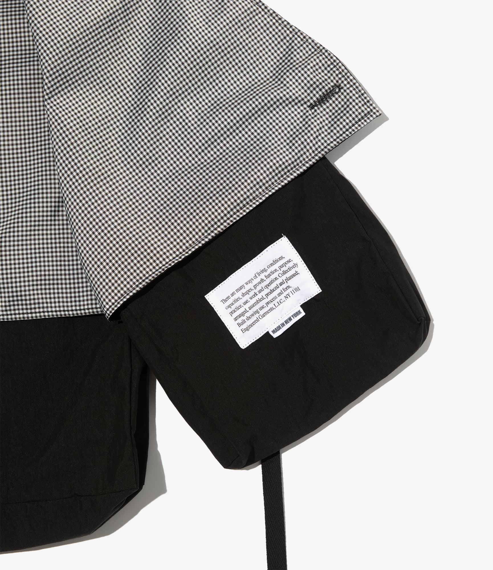 Fowl Vest - Black Lt. Weight Nyco Poplin - Image 3