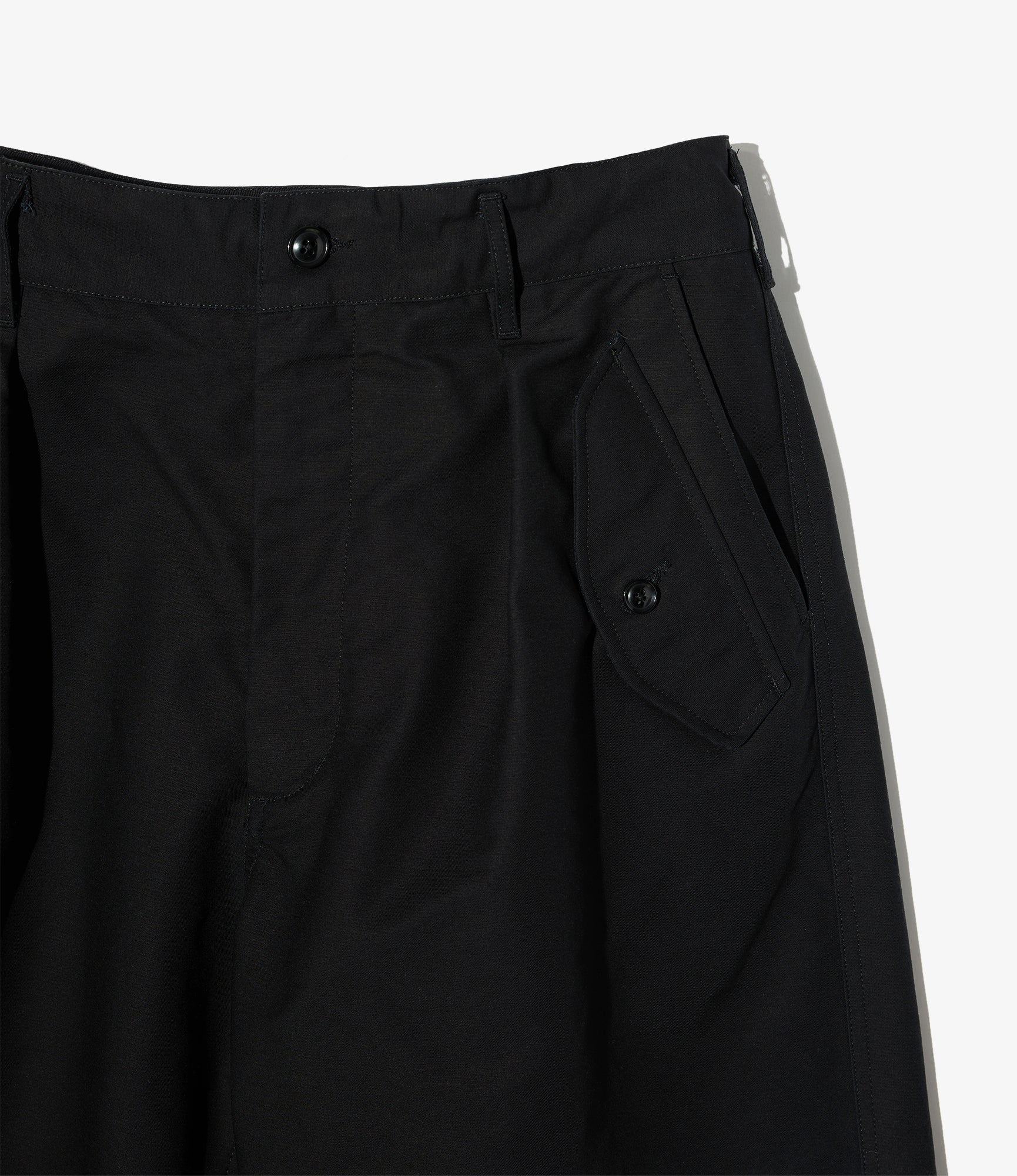 IAC Pant - Black Cotton Double Cloth - Image 3
