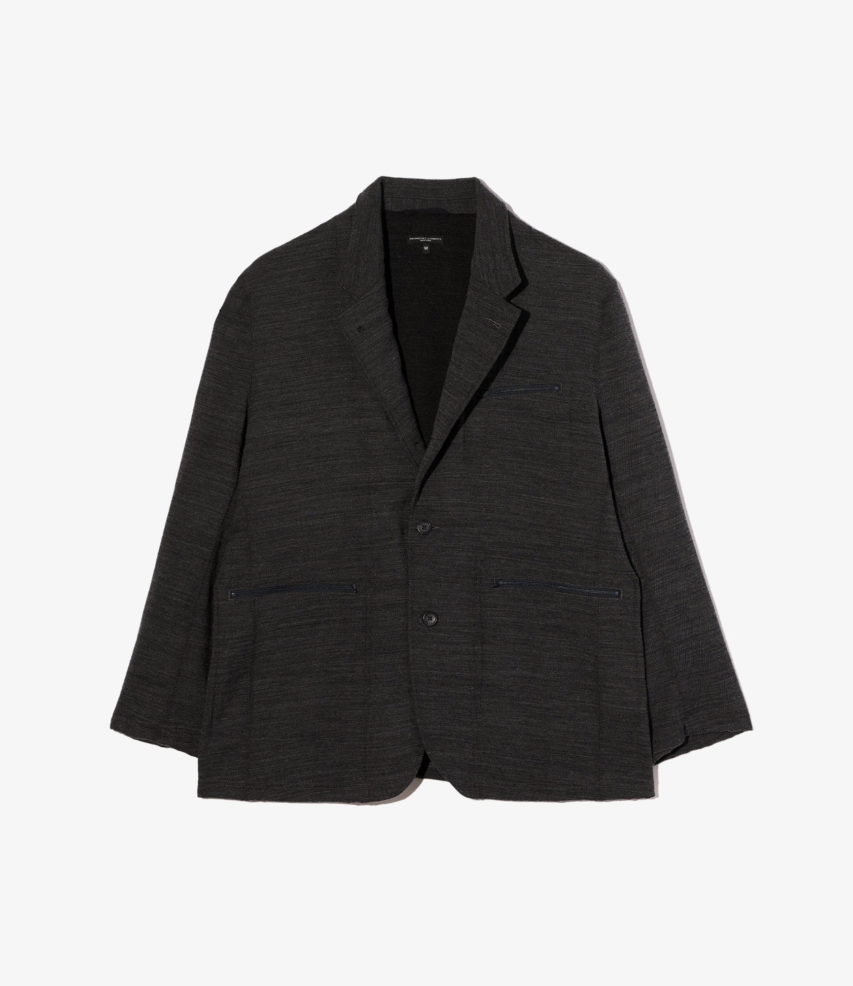 Knit Leisure Jacket - Charcoal Tri Blend Jersey Knit