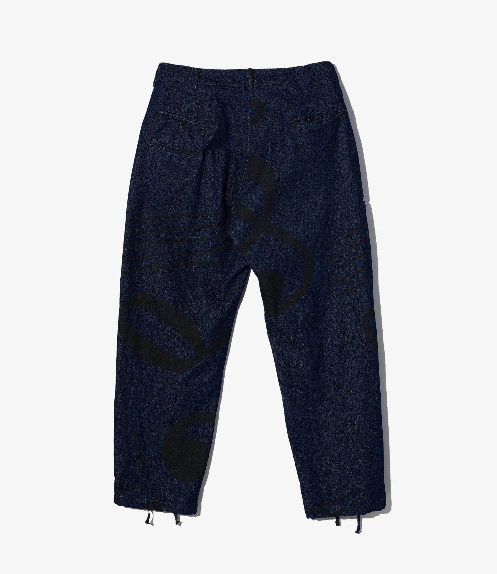 NNP Pant - Indigo Music Note Print 12oz Denim - Image 2