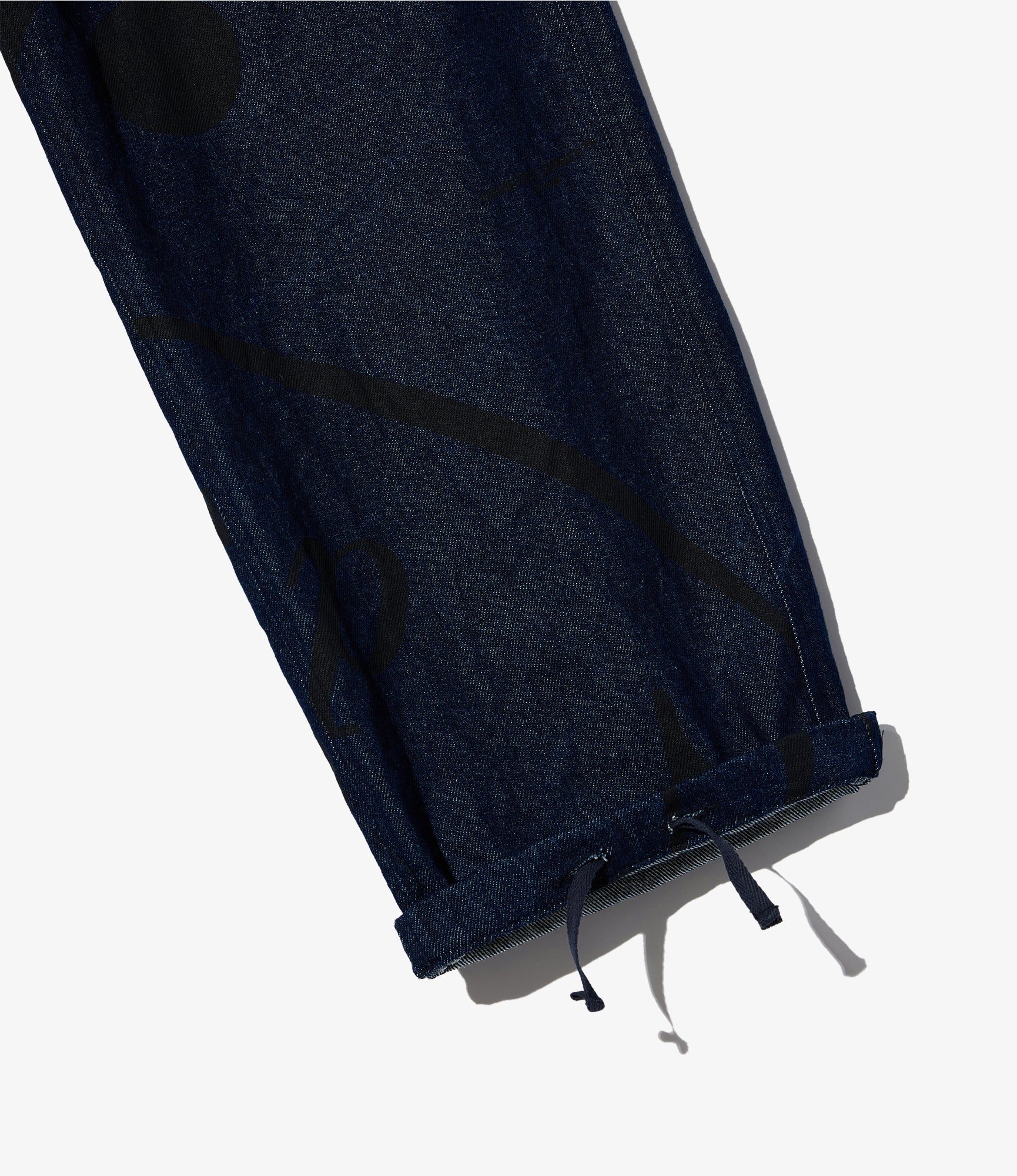 NNP Pant - Indigo Music Note Print 12oz Denim - Image 4
