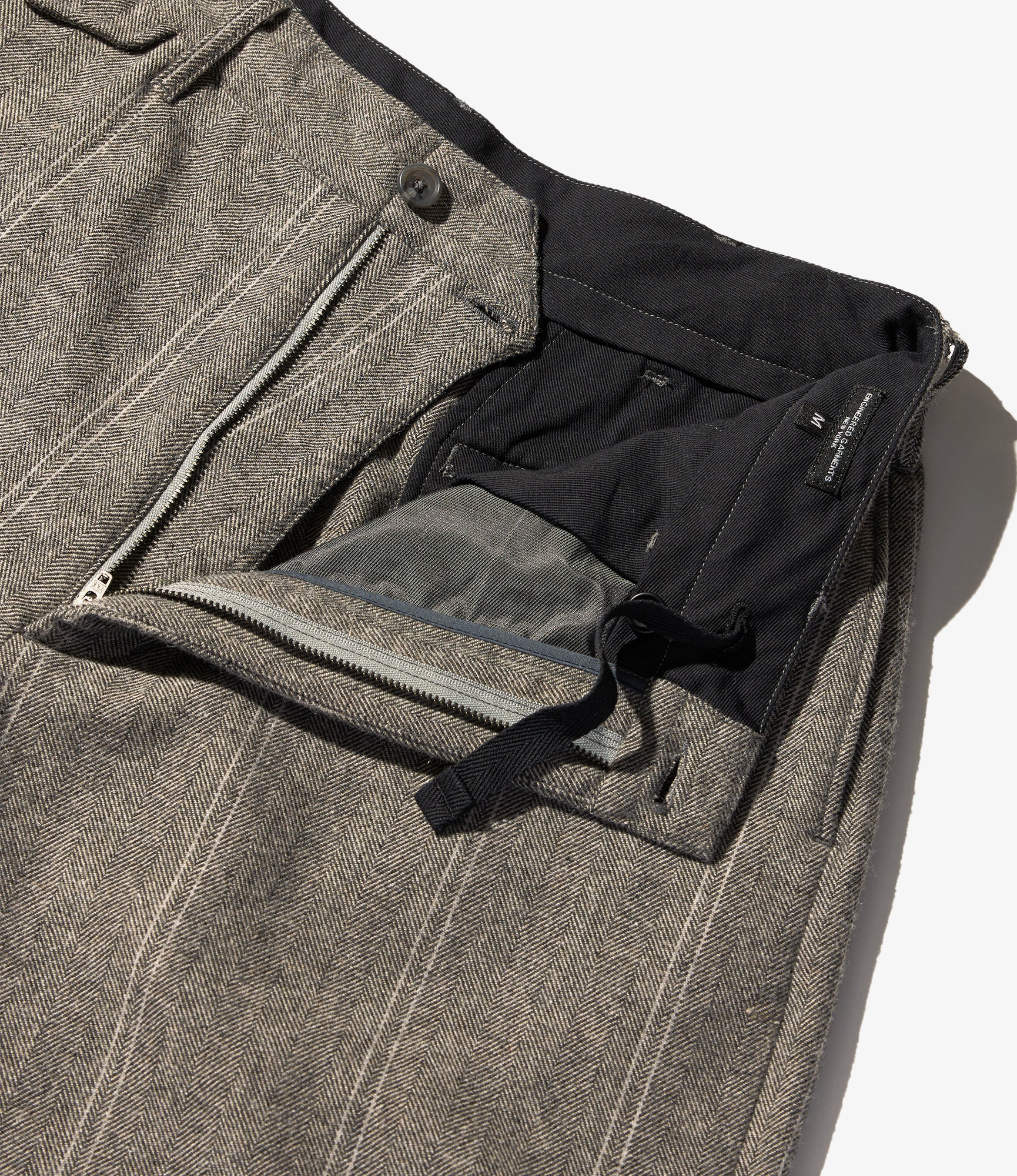 Officer Pant - Lt. Grey Wool Striped HB - Image 4