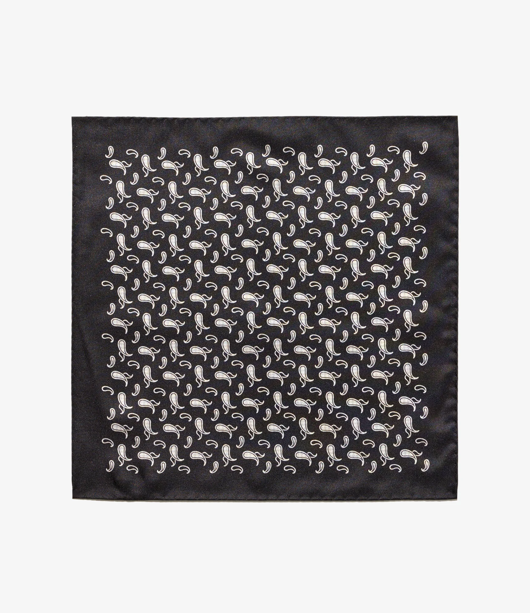 Pocket Square - Black/White Houndstooth