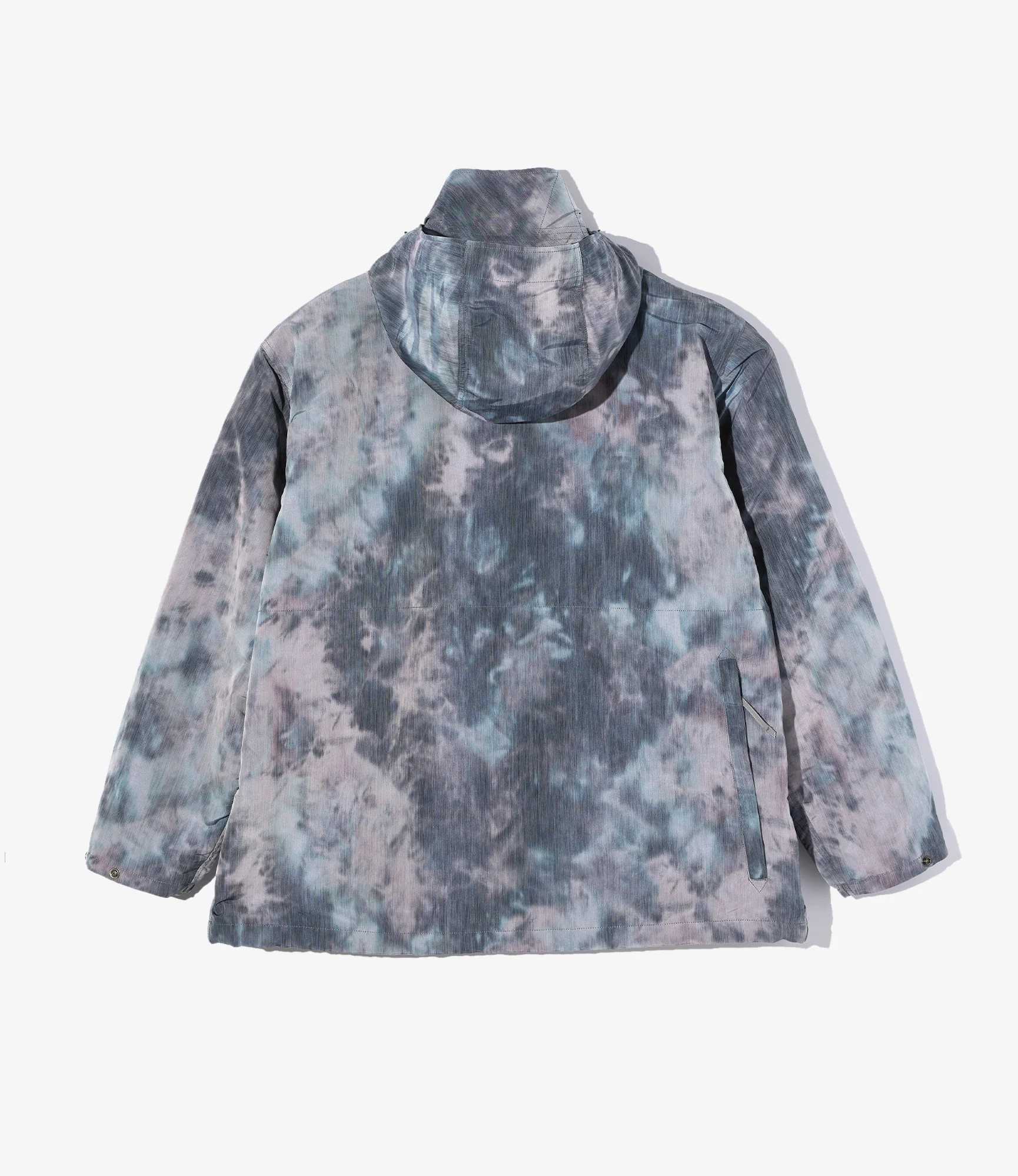 Wind Breaker - Charcoal Polyester Smoke Print - Image 2