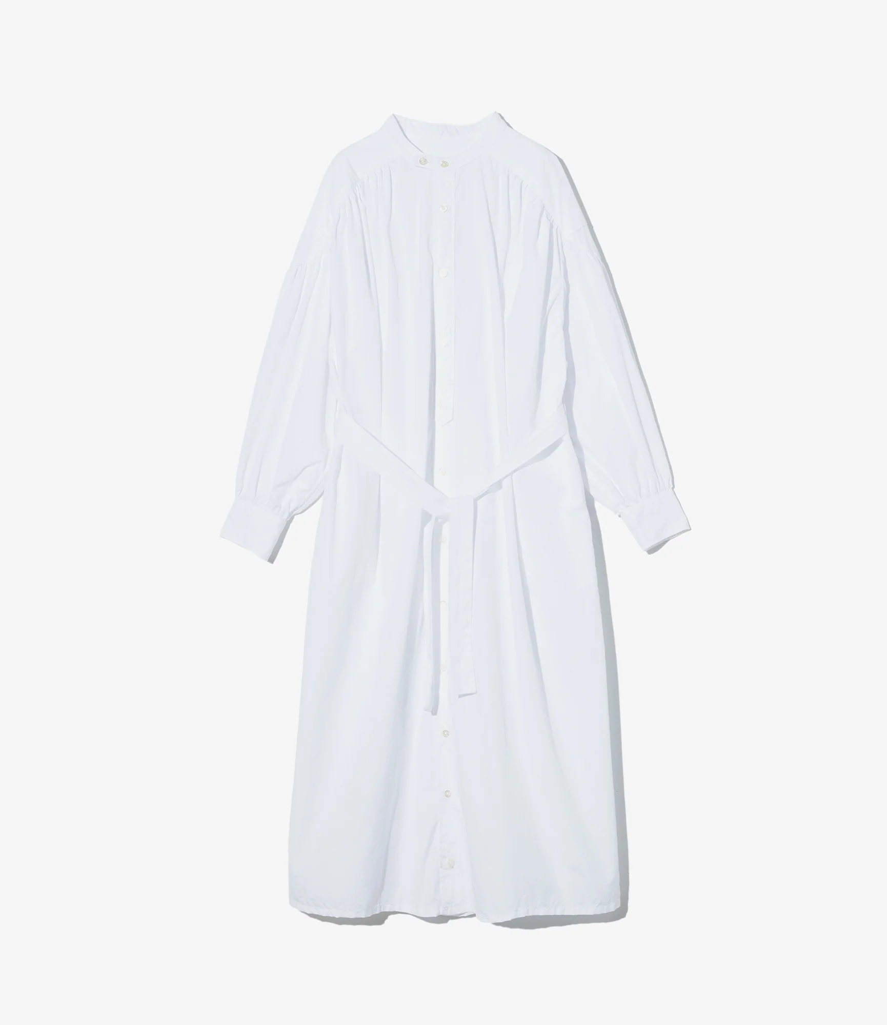 Women's Banded Painter Dress - White 100's 2Ply Broadcloth