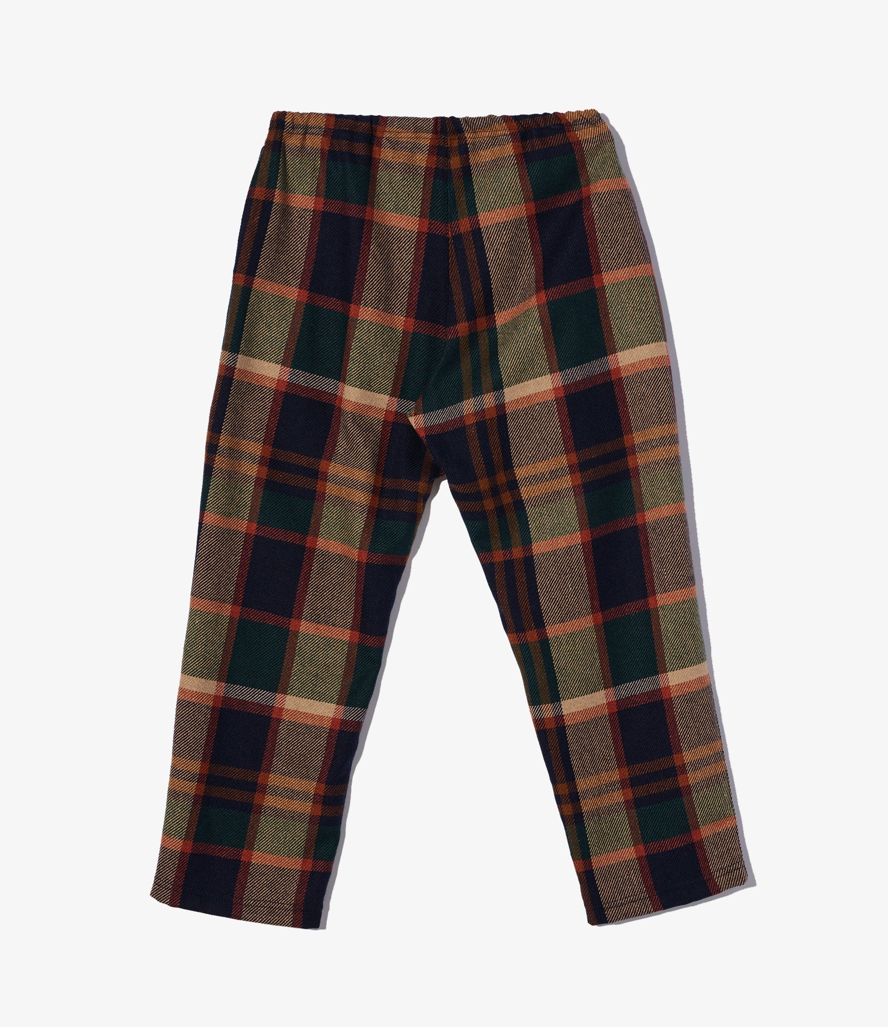 Women's STK Pant - Navy/Brown Heavy Wool Plaid - Image 2