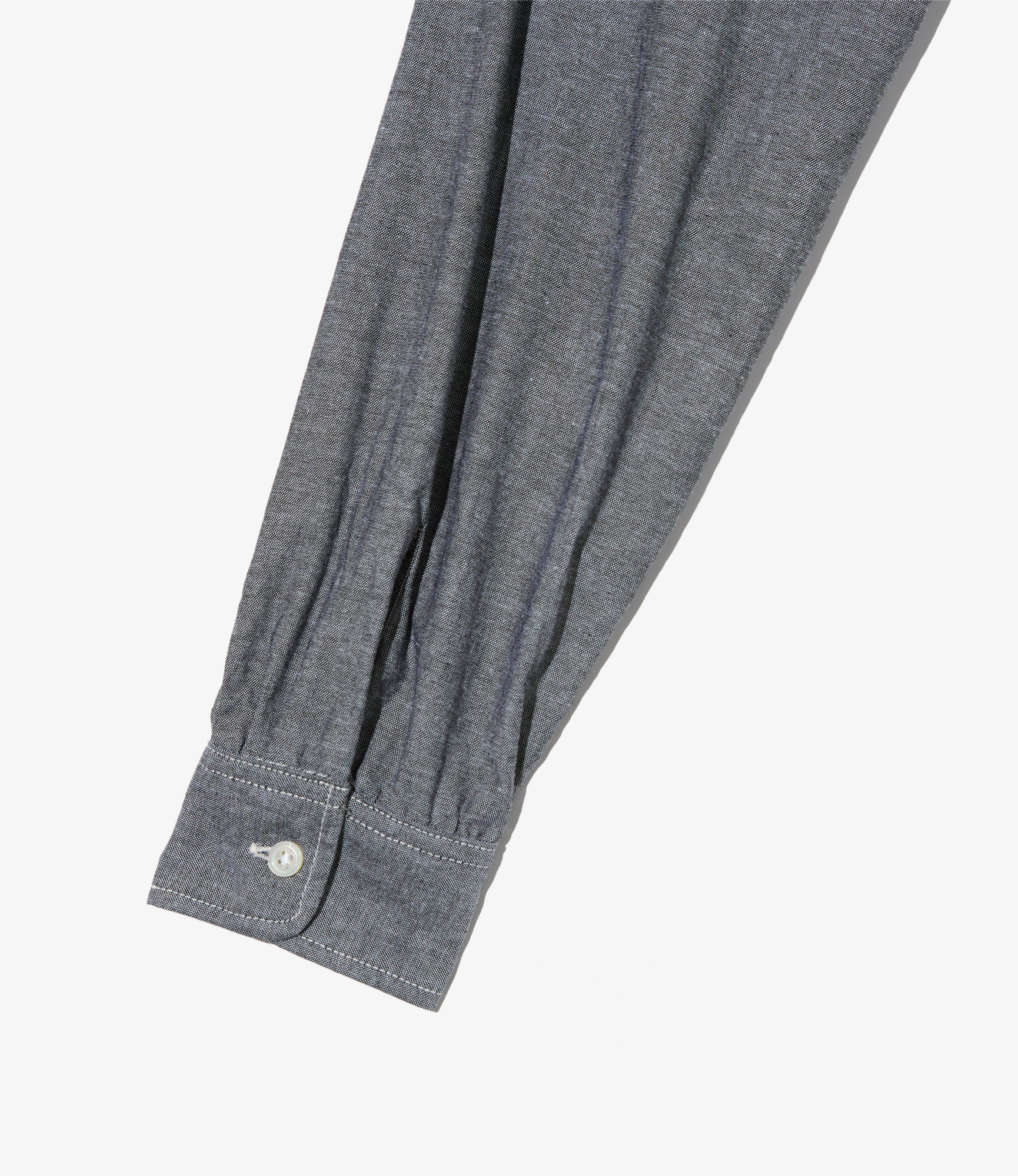 Women's VARI Shirt - Grey Cotton Chambray - Image 4