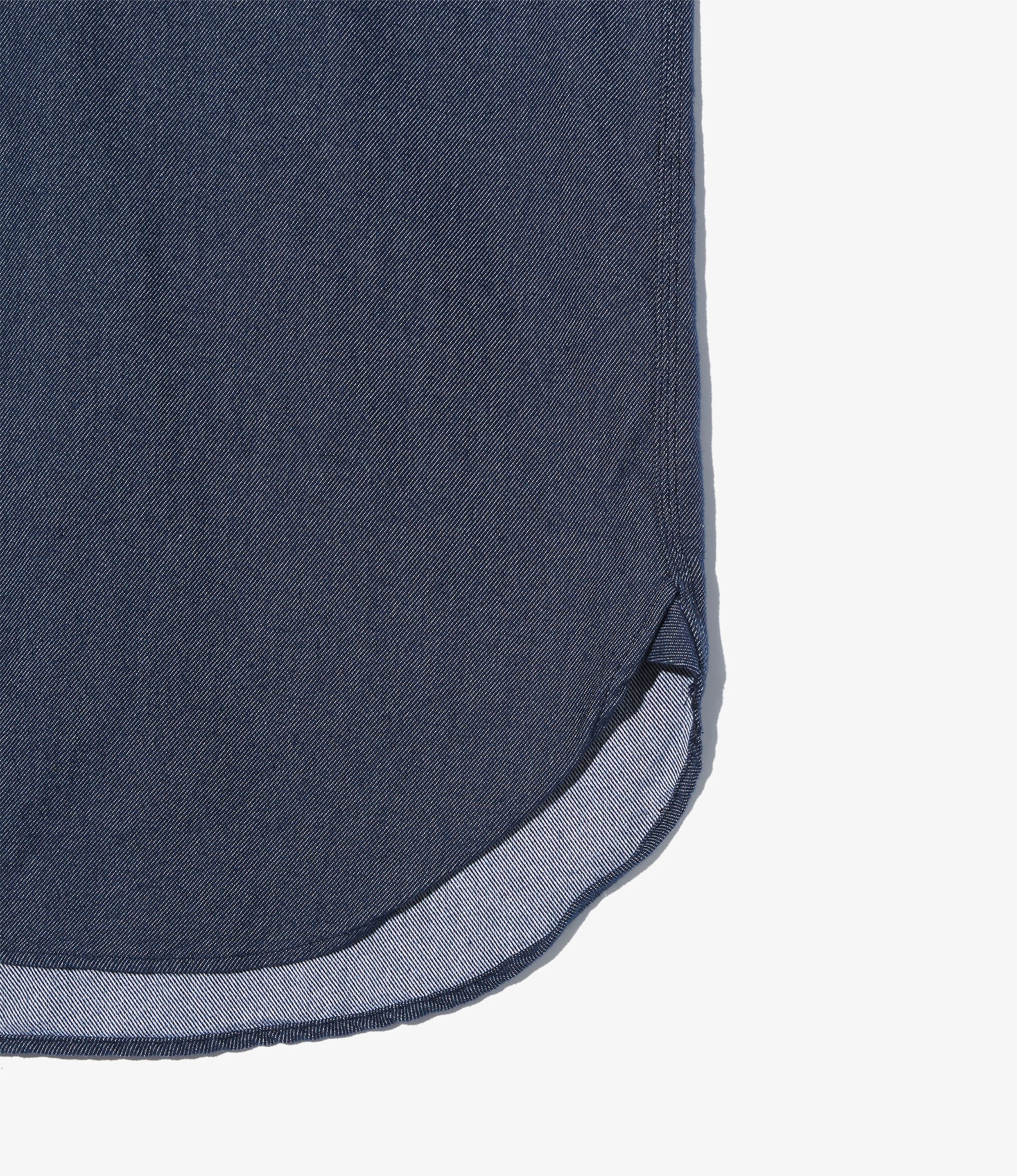 Work Shirt - Indigo Cotton Denim Flannel - Image 5