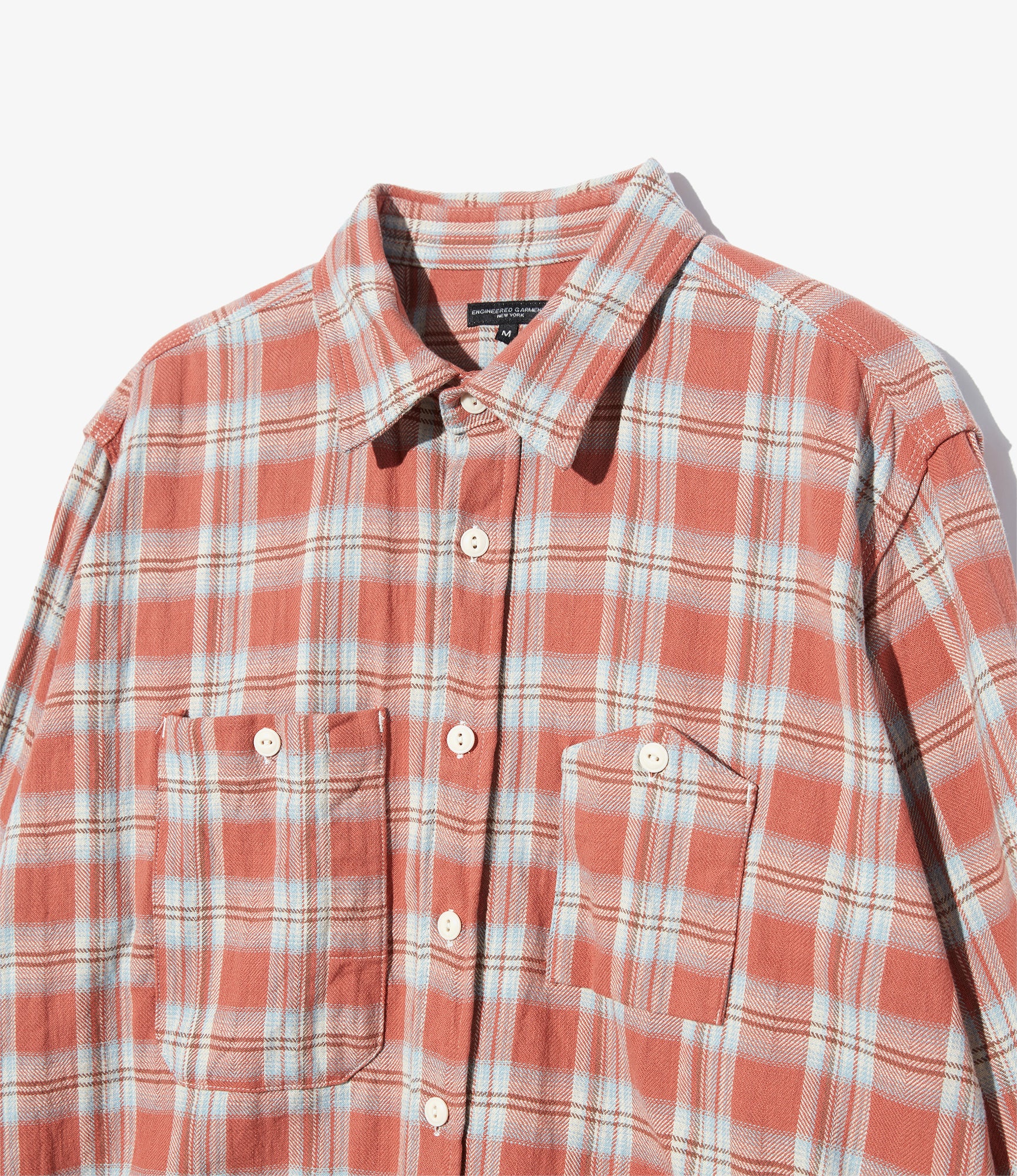 Work Shirt - Pink Cotton Plaid Jq. - Image 3