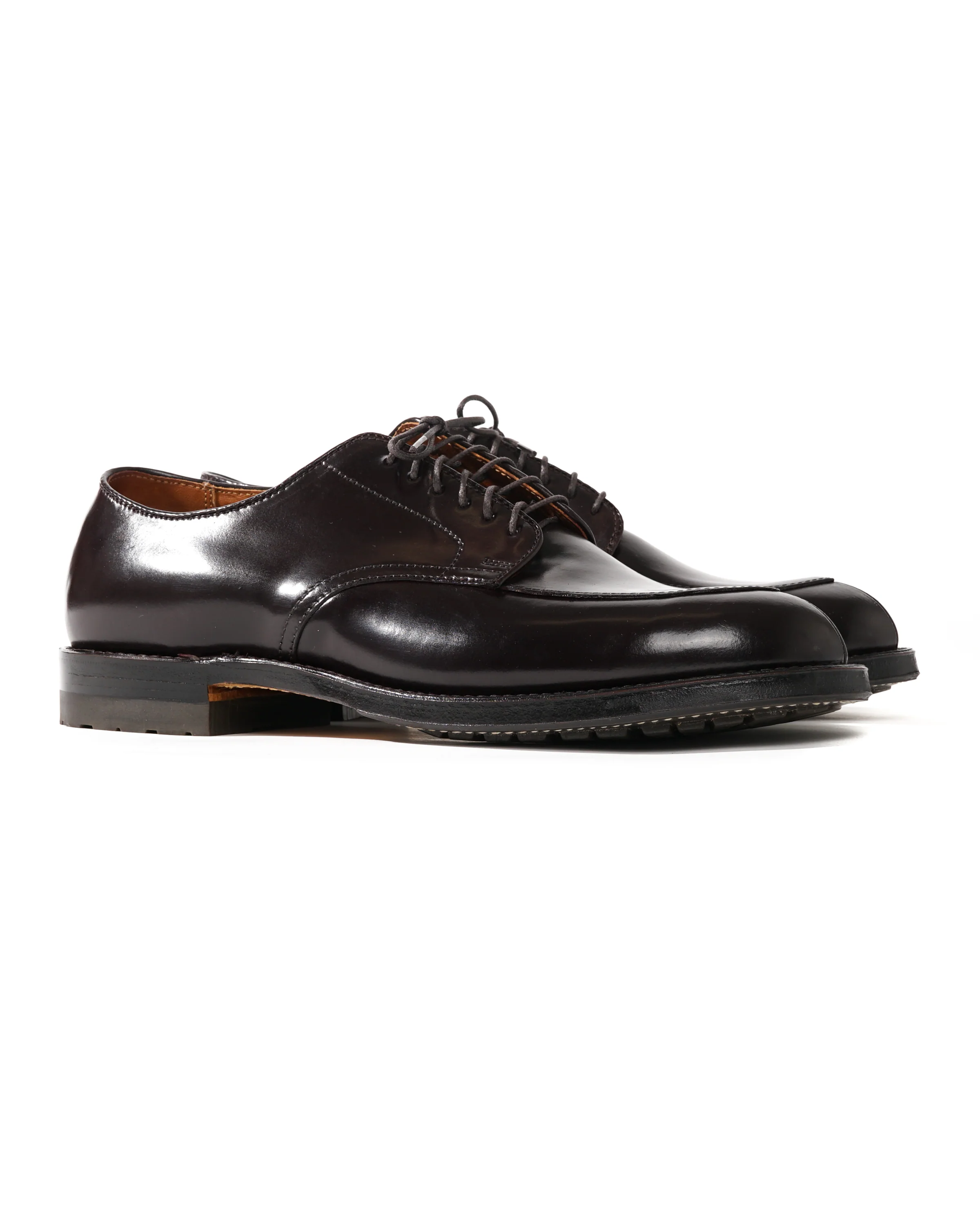 Engineered Garments x Alden - Algonquin V-Tip Blucher - #8 Shell Cordovan w/Commando Sole