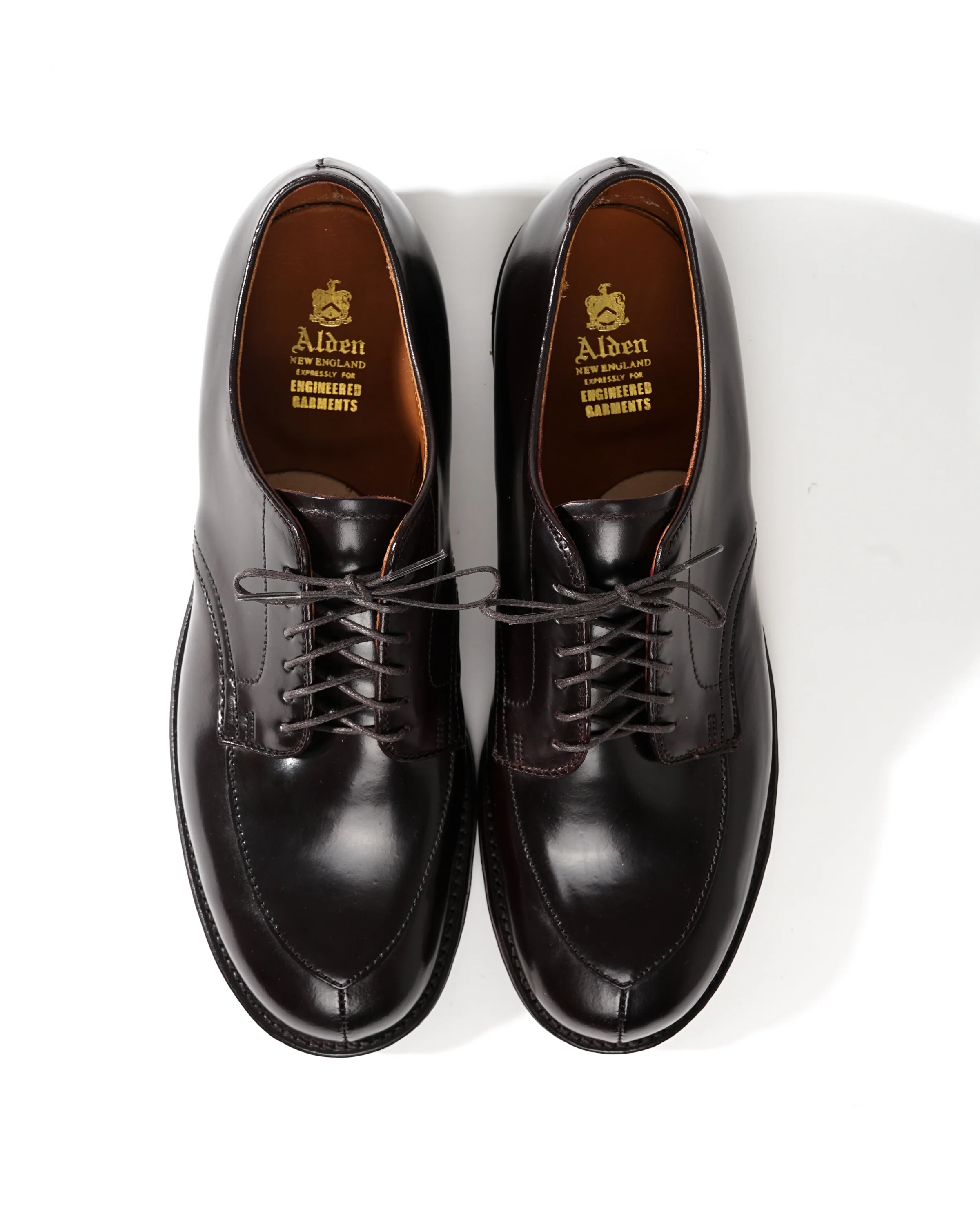 Engineered Garments x Alden - Algonquin V-Tip Blucher - #8 Shell Cordovan w/Commando Sole - Image 7