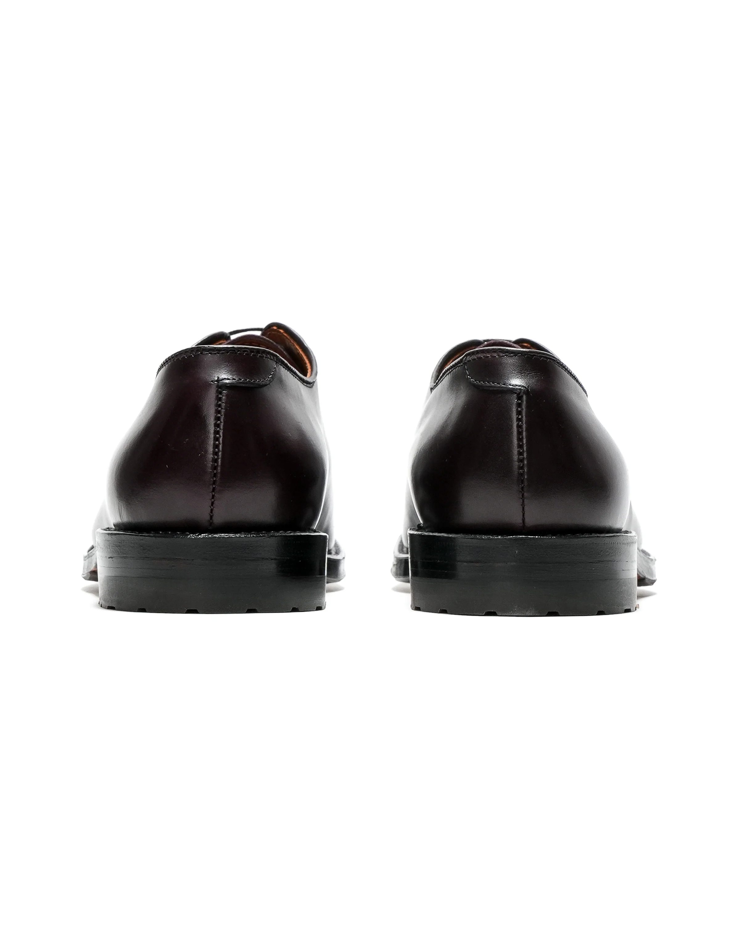 Engineered Garments x Alden - Wholecut Plain Toe Oxford - Burgundy - Calf Skin - Image 6