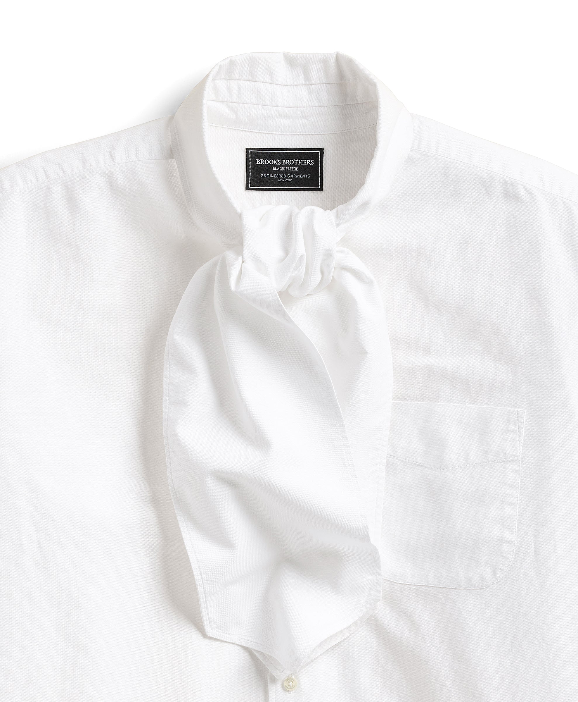 Engineered Garments x Brooks Brothers - Oversized Ascot Shirt - White Oxford - Image 3