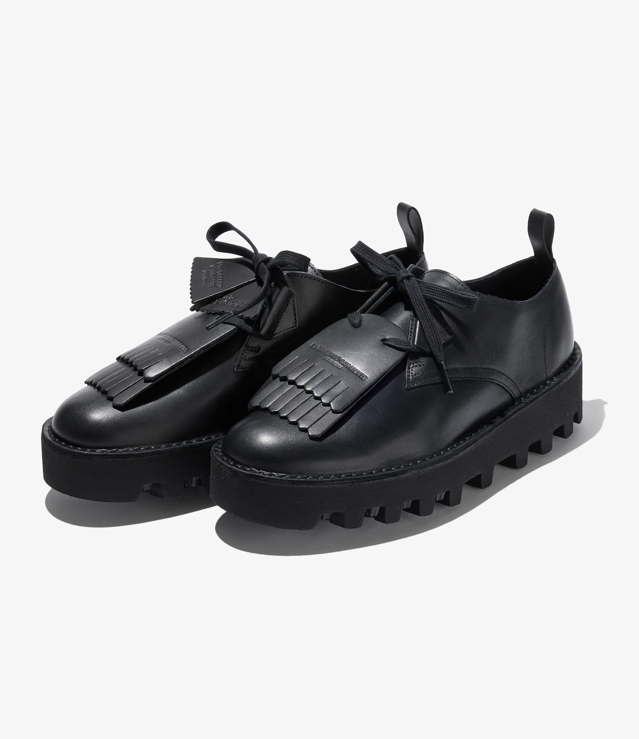 Engineered Garments x Clarks - Desert Khan - Black Smooth Leather - Image 3