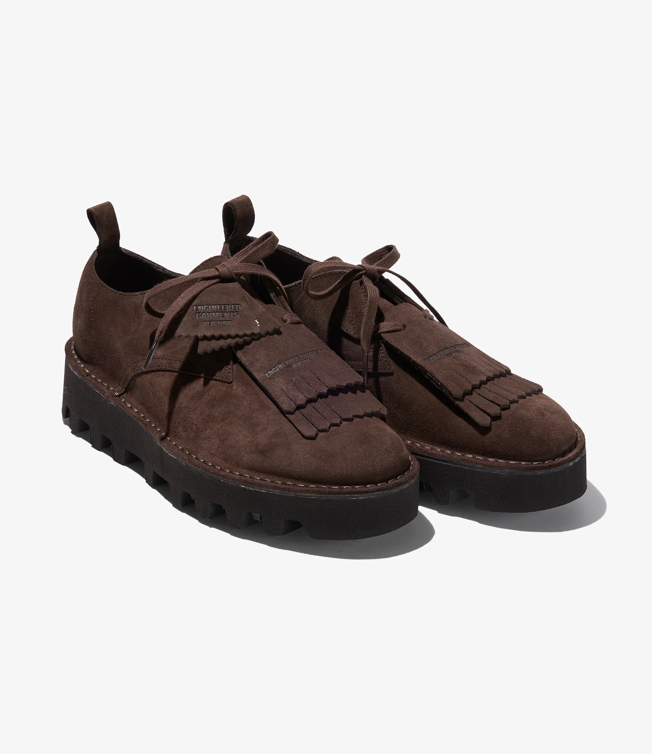 Engineered Garments x Clarks - Desert Khan - Brown Suede