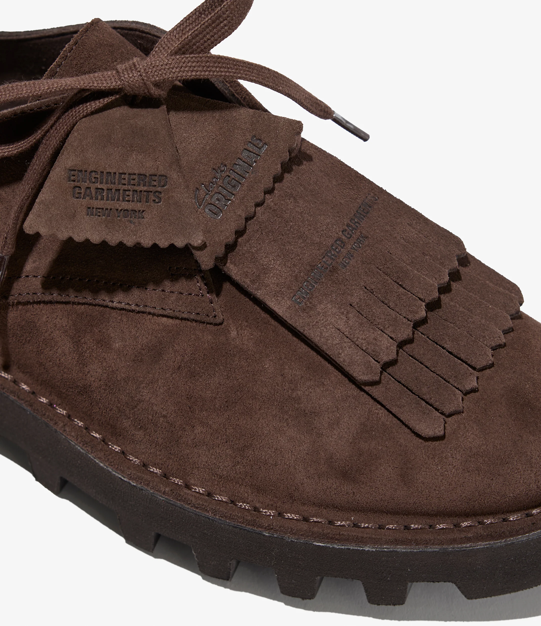 Engineered Garments x Clarks - Desert Khan - Brown Suede - Image 6