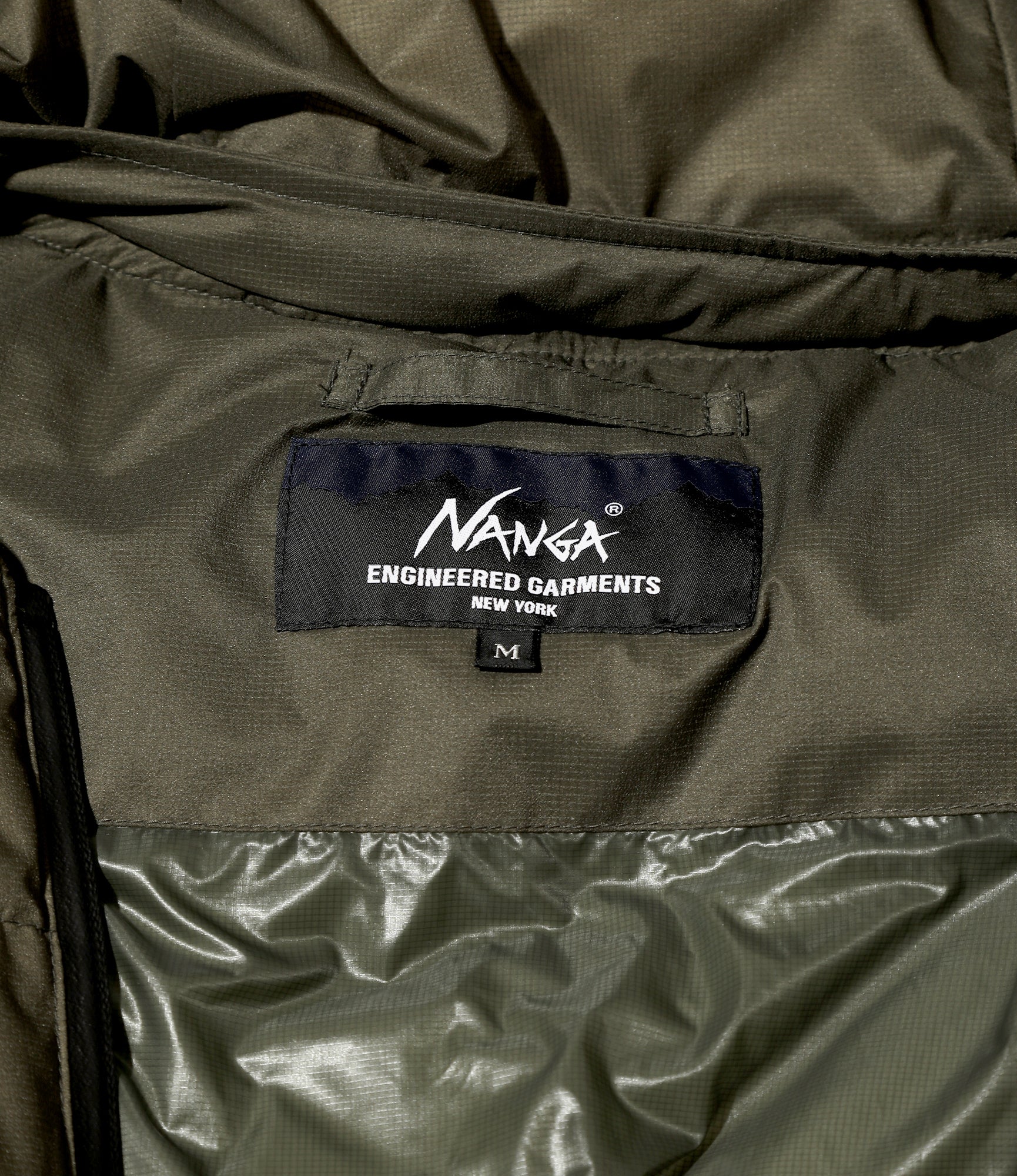Engineered Garments x Nanga - Detachable Down Coat - Khaki - Image 10