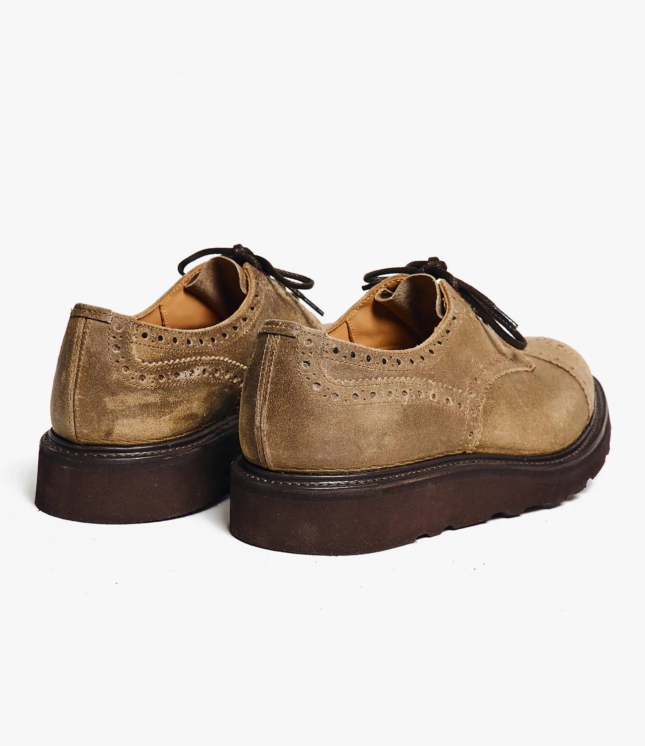 Engineered Garments x Tricker's Asymmetric Gibson - Champagne Morflex - Image 3