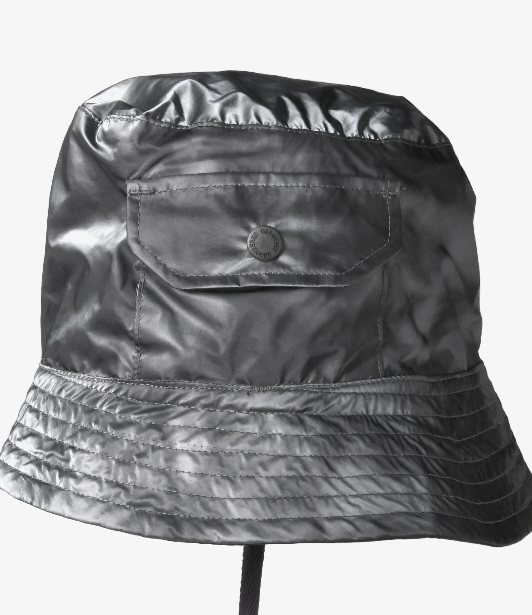 Explorer Hat - Silver Nylon Shadow Print - Image 4
