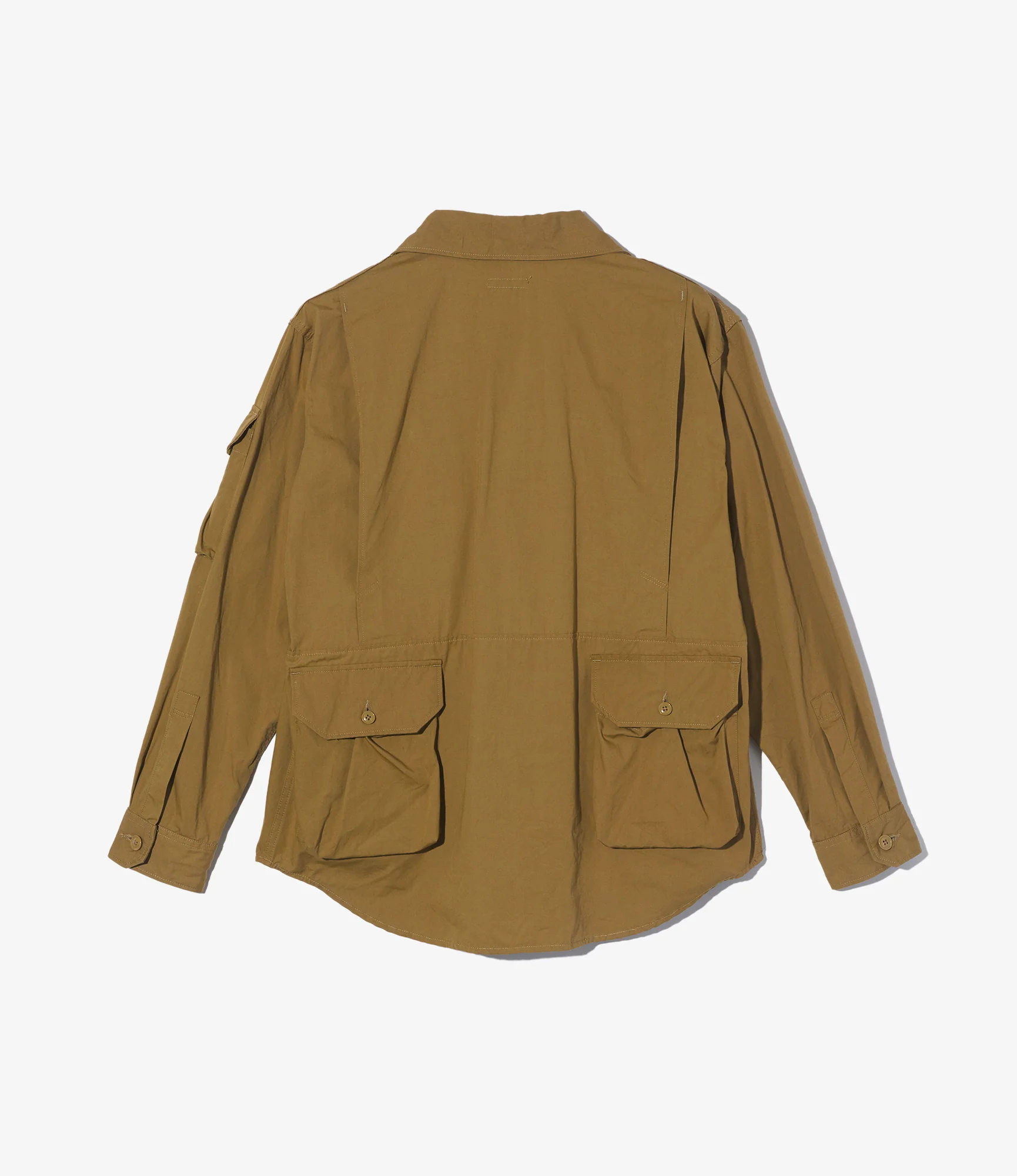 Explorer Shirt Jacket - Dk. Khaki Cotton Crosgrain - Image 3