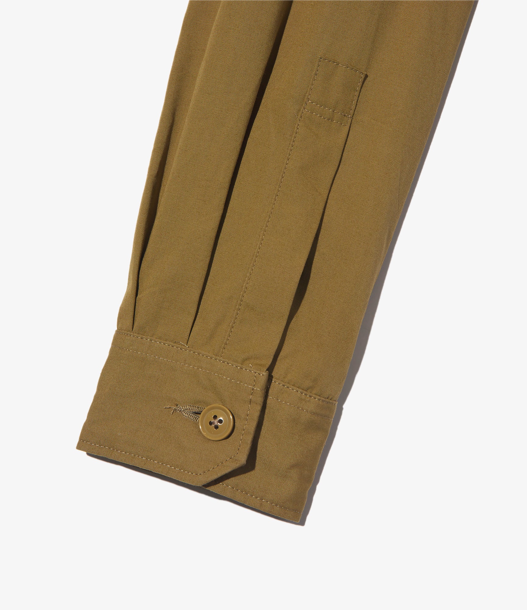 Explorer Shirt Jacket - Dk. Khaki Cotton Crosgrain - Image 4