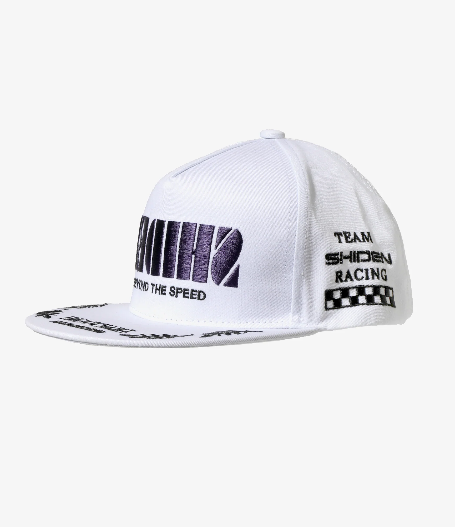 F.V. Racing Cap - White - Cotton Twill