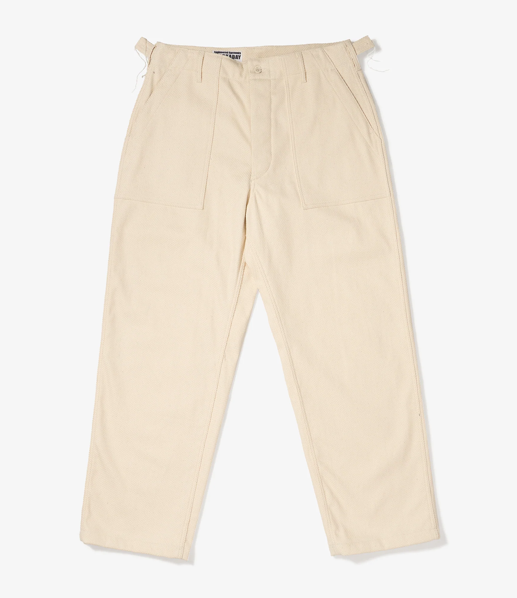 Fatigue Pant - Natural Cotton Heavy Basketweave