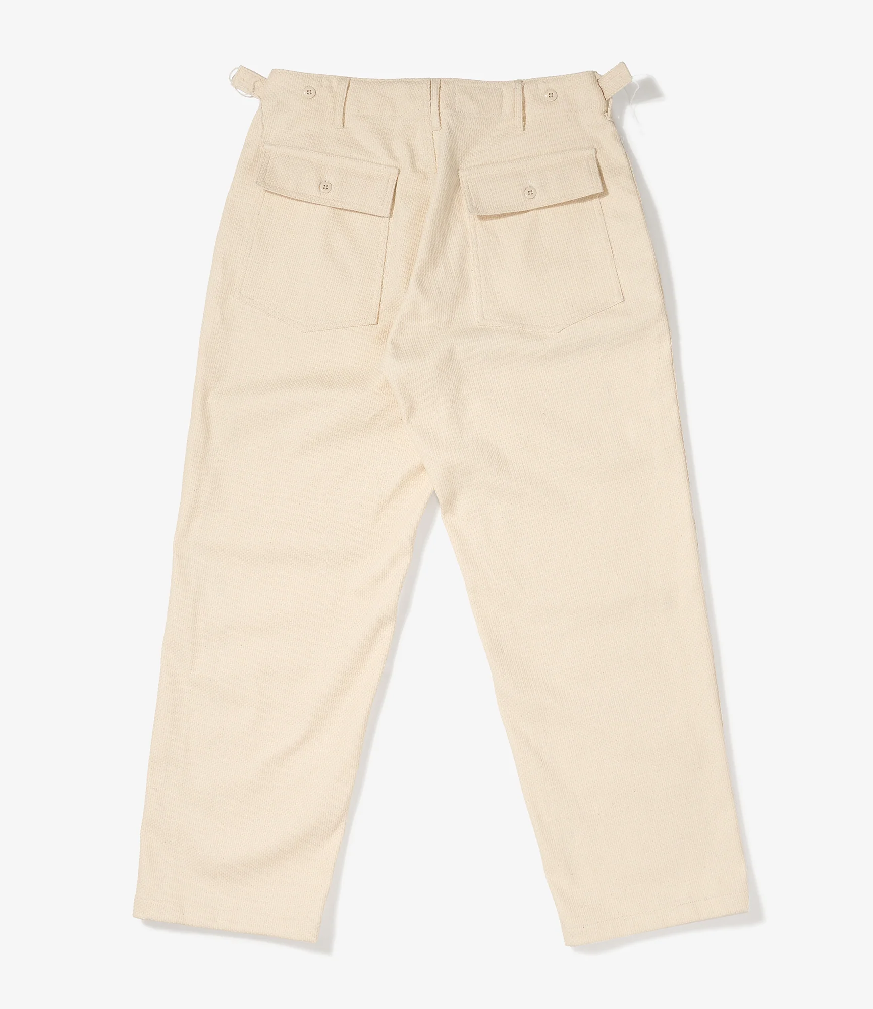 Fatigue Pant - Natural Cotton Heavy Basketweave - Image 3