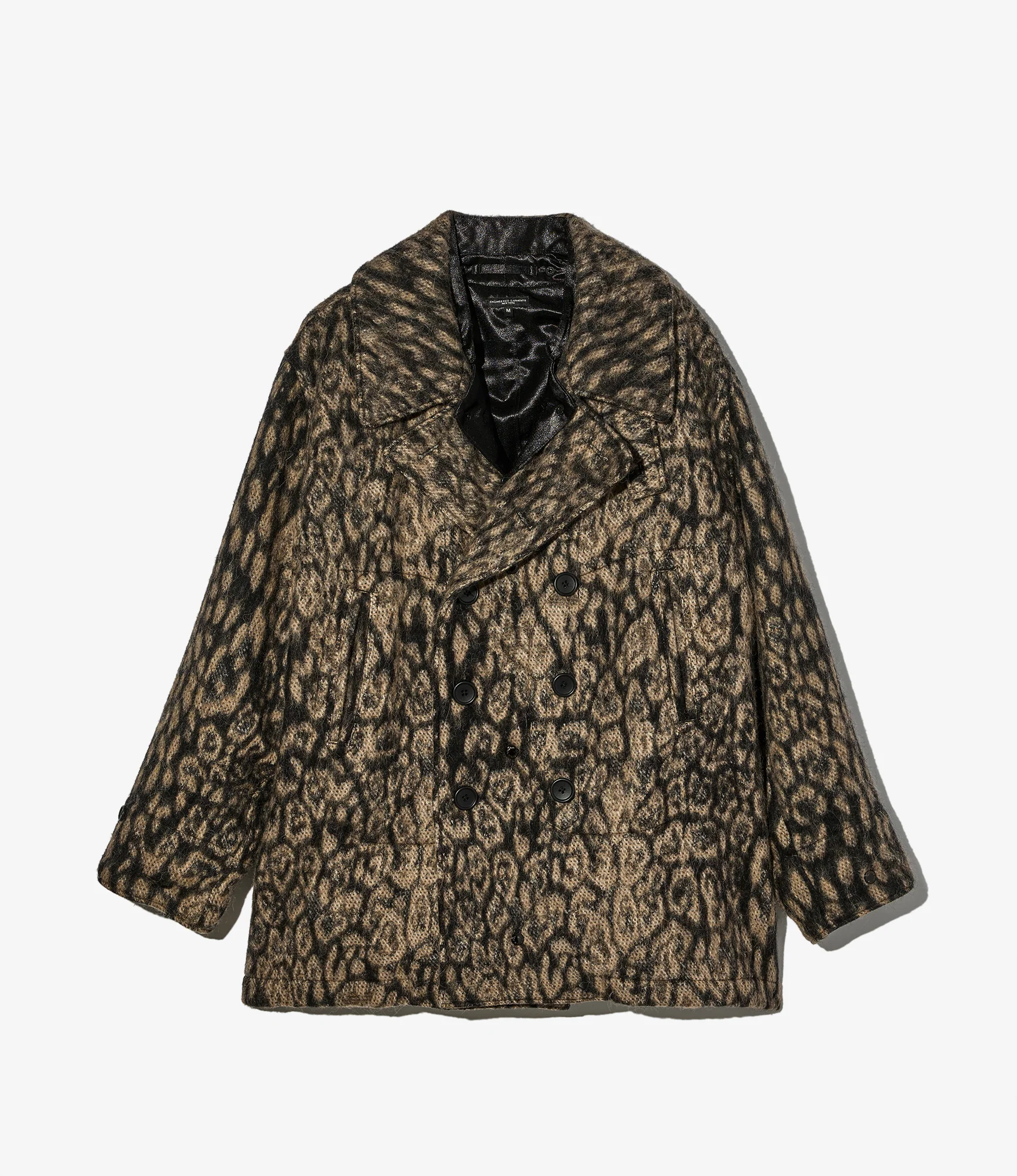 Fireman Jacket - Brown Wool Poly Leopard Jq.