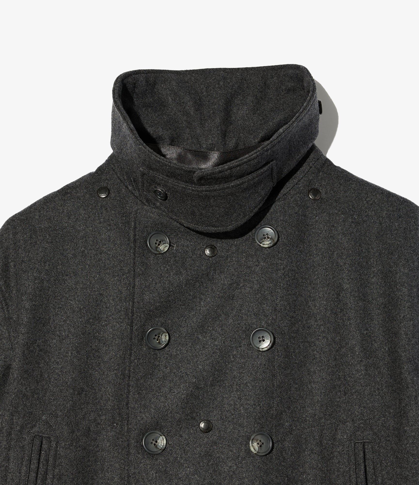 Fireman Jacket - Grey 24oz Wool Melton - Image 3